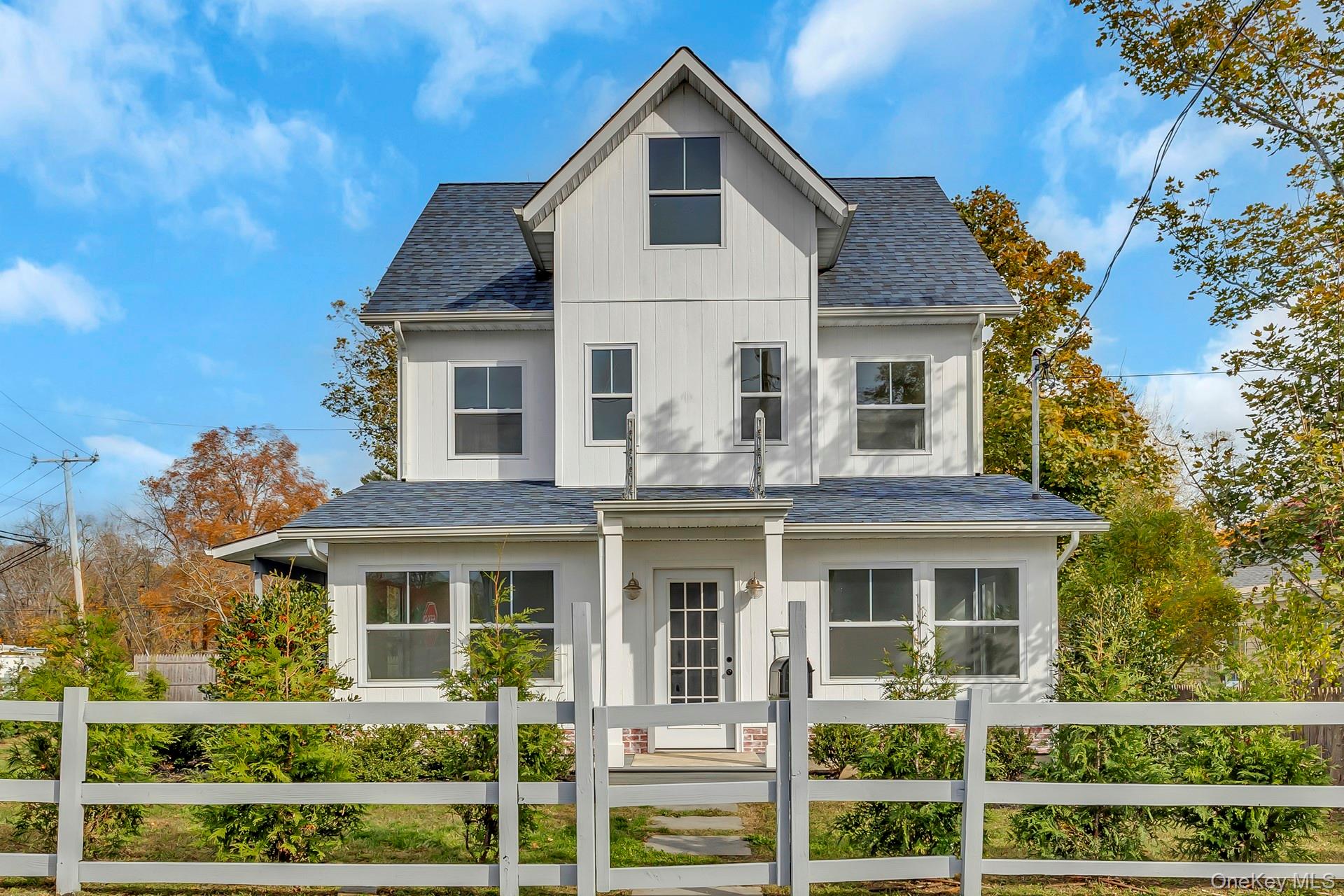 Stunning Victorian-style home in Downtown Riverhead! Originally built in 2023 and recently renovated with extensive upgrades in 2025, this home offers a flexible, functional, and stylish floor plan. Featuring high 9-foot ceilings on both the first and second floors, 2 full bathrooms, 5 bedrooms and the potential for 7 bedrooms, this home provides ample space for families or multi-generational living. A third-floor loft comes with a town-approved fire-suppression sprinkler system, ready to be easily finished for additional living space — making this a true extended home. Why rent when you can own?