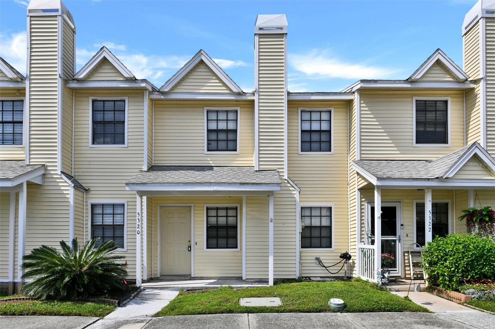 Welcome to this beautiful 3 bedroom, 2.5 bathroom townhome in Carrollwood. The main floor is an open concept with kitchen, dining room, and living area. First floor laundry closet in the A/C is a great feature as well. Sit back and relax on your screened in patio as you watch the sunset, or enjoy being steps away from the heated community pool. This home is at a great price for families, or those looking to downsize. There is plenty of storage located just off the back patio as well. The AC was replaced in 2022. HOA covers pool maintenance, lawn care, and exterior maintenance, truly making this home low-maintenance. It is conveniently located close to playgrounds, shopping, entertainment, sports, the beach, and all the Tampa Bay area has to offer.