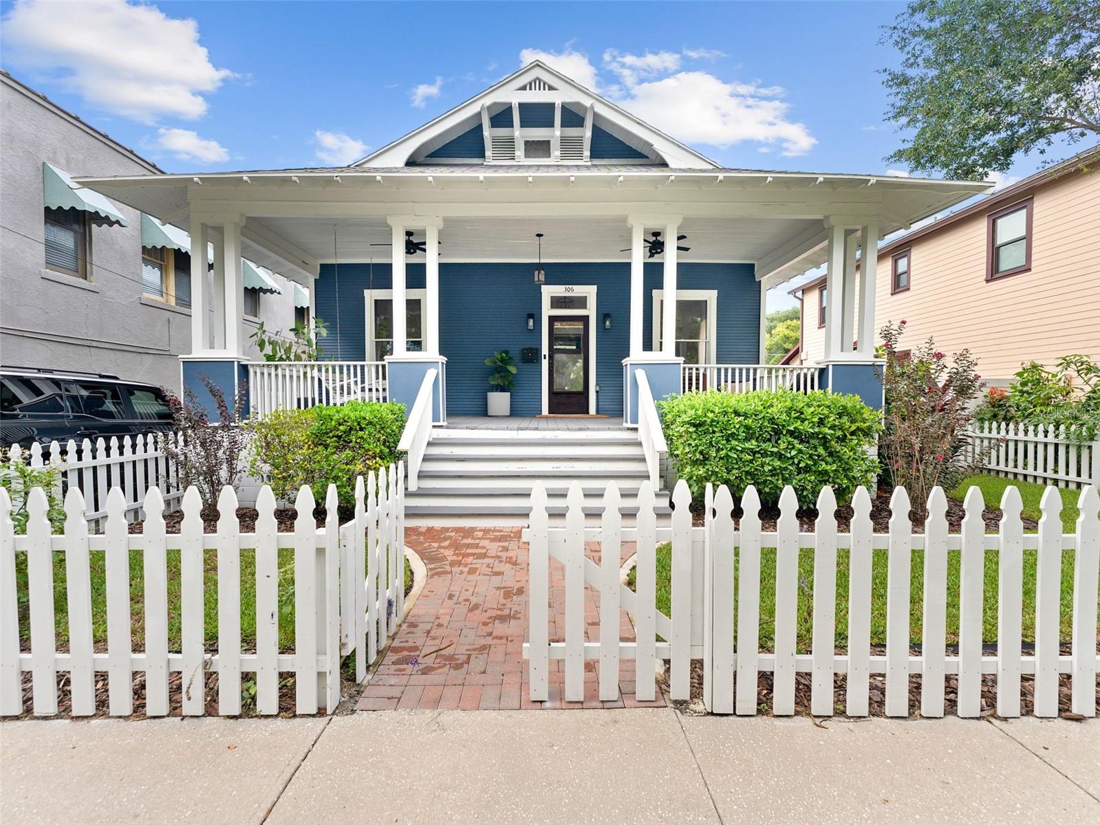 CHARMING in all caps! Welcome to 306 E Ross Avenue, a beautifully updated 2-bedroom, 2-bath home with 1,770 sq. ft. of living space, nestled in the sought-after Tampa Heights neighborhood. (Possibilities exist for carving out a 3rd bedroom). Originally
built in 1907, this residence blends timeless architectural character with thoughtful updates for today’s lifestyle. Hardwood floors, two fire places, a large front porch with a swing....  This is a home filled with character! 
Inside, you’ll find an inviting layout with spacious living and dining areas, a modern kitchen with plenty of storage and prep space, and a large primary suite with en-suite bath. Warm wood
flooring runs throughout the main living areas, creating a cozy yet sophisticated feel. Step outside to your backyard Oasis. Large patio with dining and lounge space. A huge hot tub and a cozy
firepit alcove make this a perfect space for entertaining.  An oversized shed sits out back with power. New owner could convert to an office or workshop.  Gated entry to a wide alleyway out
back.
With a generous lot size of over 7,000 sq. ft., you have room for a pool or future expansion. With no HOA and its prime location, you’ll be just minutes from Downtown Tampa, Armature Works,
Riverwalk, and an array of dining, shopping, and entertainment options.
Whether you’re searching for a primary residence or an investment opportunity, this Tampa Heights gem offers the perfect blend of historic charm, urban convenience, and modern comfort.
Don’t miss your chance to own a piece of Tampa history—schedule your showing today!