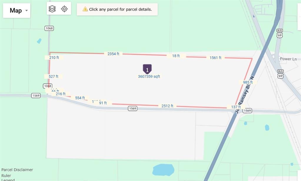 Prime 85.024 acres within Greenville city limits, zoned Agricultural (AG). Flat, dry, fully usable land with no floodplain and extensive frontage along FM 1569. Property is currently in agricultural use and offers a wide range of permitted ag operations including hay production, grazing, crop cultivation, and beekeeping. Excellent access to US-69 and minutes from Greenville amenities. Ideal for buyers seeking large, contiguous acreage with low holding costs and long-term flexibility. Manufactured homes are not permitted under AG zoning within city limits. Buyer to verify all zoning, utility availability, and ag-exempt continuation requirements.