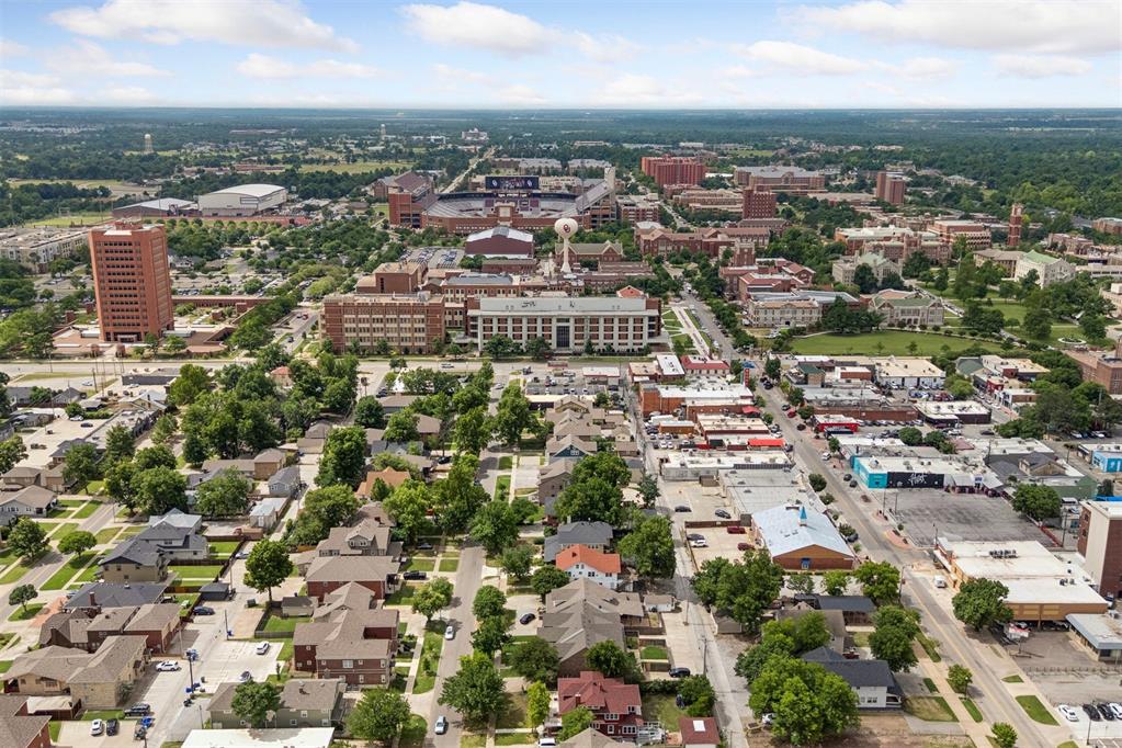Truly incredible Location! This is a rare opportunity to acquire a multifamily development site in one of Norman's most sought-after locations. Situated just steps from Campus Corner and the University of Oklahoma, this property backs to the alley immediately adjacent to Campus Corner, creating what may be the very shortest walk from the property line to the heart of Campus Corner. Opportunities to develop in this area are increasingly limited, with several consecutive record setting Freshmen classes at OU the demand for luxury student housing and walkable campus living continues to grow.Located within Norman's Center City Form Based Code Design District, this approximately 7,000 SF lot offers exceptional redevelopment potential in the center of Oklahoma's most vibrant university district. Surrounded by restaurants, shopping, entertainment, and campus activity, the location simply cannot be replicated.Property is being offered for its land value and development potential. Buyers seeking information regarding zoning, permitted uses, development standards, lot dimensions, and future development opportunities are encouraged to call.