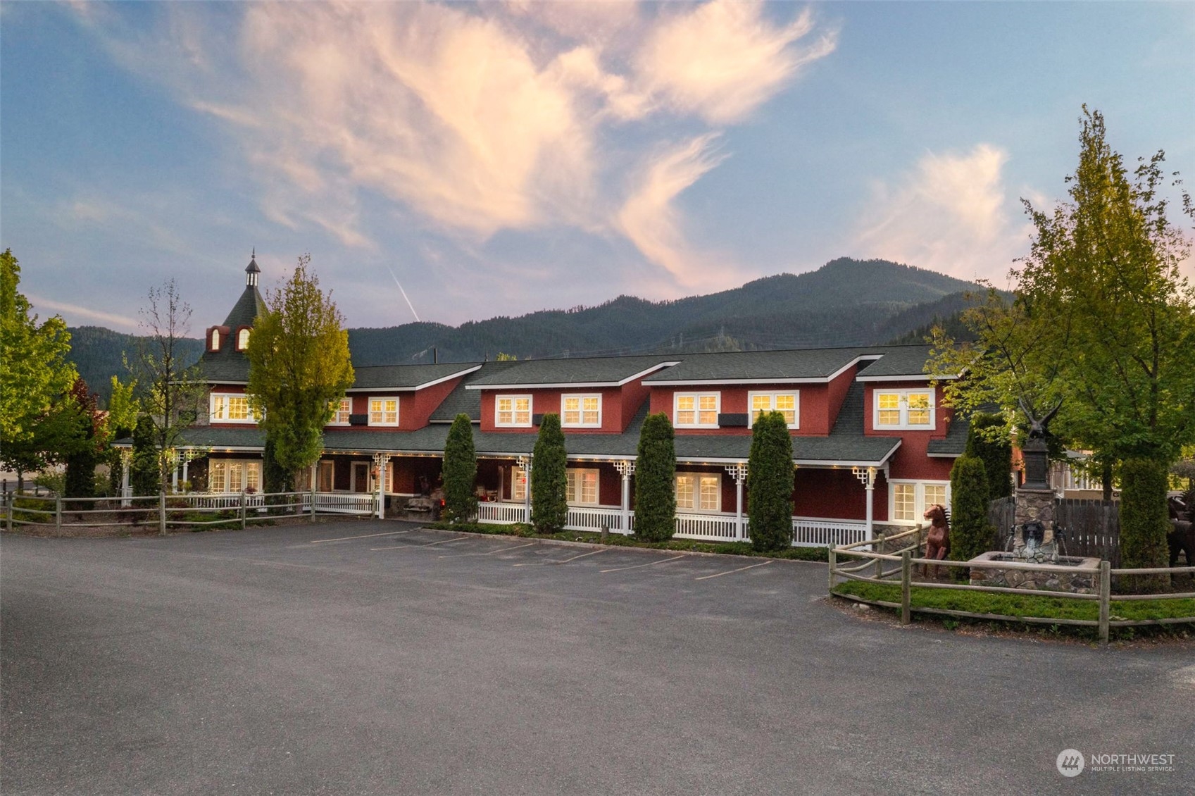Introducing a remarkable investment opportunity featuring a meticulously maintained lodging and 96 unit self-storage business in the picturesque town of Plain, within the Leavenworth area of Chelan County. This unique property spans 4.31 acres of Rural Commercial zoned land and combines two thriving businesses, offering substantial income potential and multiple avenues for growth. Included in the sale is an additional 4.6 acres of land earmarked for future development, providing opportunities to expand offerings, such as adding more storage units, new residential or commercial spaces, or developing recreational facilities to enhance the profitability of this already thriving business. Inquire with the listing agent for more information.