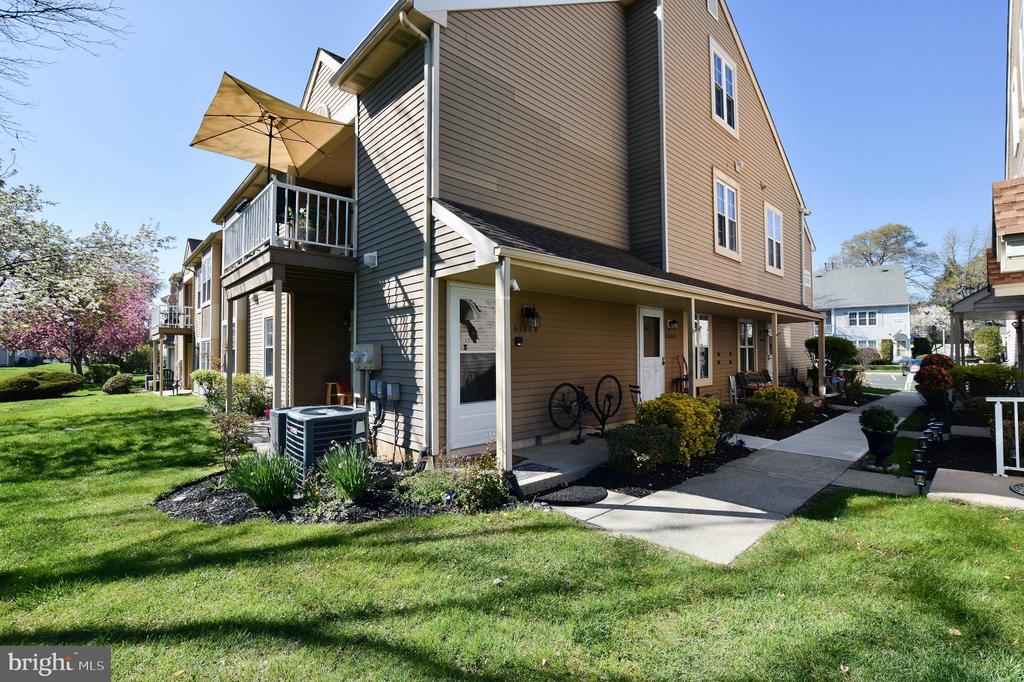 Rarely available and truly one-of-a-kind, this French Provincial–inspired two-story end-unit witha loft is a standout gem in the highly sought-after Renaissance Club, a premier 55+ community.Step inside to a meticulously updated interior featuring a gourmet eat-in kitchen outfitted with abrand-new range, granite countertops, custom tile backsplash, cherry cabinetry with soft-closedrawers, and a functional pantry. The dramatic two-story living room serves as the heart of thehome, filled with abundant natural light from dual skylights and enhanced by a ceiling fan andelegant custom trim work, including crown molding, wainscoting, and chair rails.The spacious primary suite offers a ceiling fan, an oversized walk-in closet, and a beautifullyappointed en-suite bath with a granite-topped vanity. A well-sized second bedroom alsoincludes its own ceiling fan for added comfort.Upstairs, the expansive loft features brand-new flooring and a custom French door leading to animpressive 12x22 storage area—perfect for organization or hobby space.Additional upgrades include a brand-new deck with scenic views and extra storage, a newwasher and dryer, and charming custom decorative windows that create a delightful “FrenchBistro” ambiance throughout the freshly painted home.Residents of this vibrant community enjoy exceptional amenities, including a clubhouse, largeinground pool, tennis and pickleball courts, bocce, and a dog park—offering the perfect blend ofluxury, comfort, and active living.Don't delay - make your appointment today!