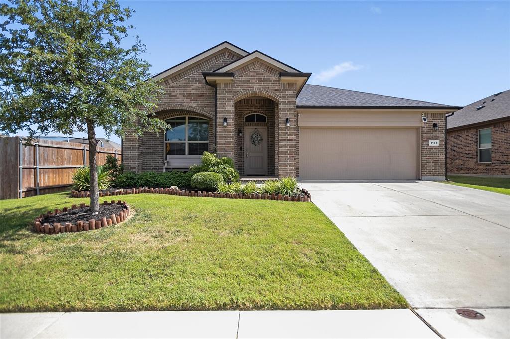 Welcome to this meticulously maintained and beautifully upgraded home, perfectly nestled on a premium lot offering exceptional privacy and serenity. 
With no immediate neighbors and a spacious green space directly across the street, you’ll enjoy both peaceful surroundings and plenty of extra parking ideal for gatherings or everyday convenience. Curb appeal is stunning as you head to enter the home that is beautifully landscaped, with gorgeous uplighting throughout the front and sides as well as a cozy front porch.
Inside, the thoughtfully designed layout features 3 spacious bedrooms, 2 full bathrooms, and a dedicated office space perfect for working from home or tackling homework in peace. Upgrades are showcased throughout the home, from stylish finishes to quality fixtures, giving every room a fresh and modern feel. Chef's kitchen with updated fixtures, high cabinets, and beautiful granite countertops awaits you. 
Head outside to a backyard oasis of a covered patio and extended concrete slab with twinkle lights situated perfectly for your family and friends to enjoy in the evening. 
This home truly checks every box for comfort, functionality, and location. Situated in a highly sought-after school district, it’s ideal for families looking for space, quality, and community. 
The large lot provides ample room for outdoor fun, entertaining, or simply relaxing in your own private oasis. NOTHING will ever be building on the lot to the side or the lot in front.  
Don’t miss your chance to make this move-in-ready gem your forever home!