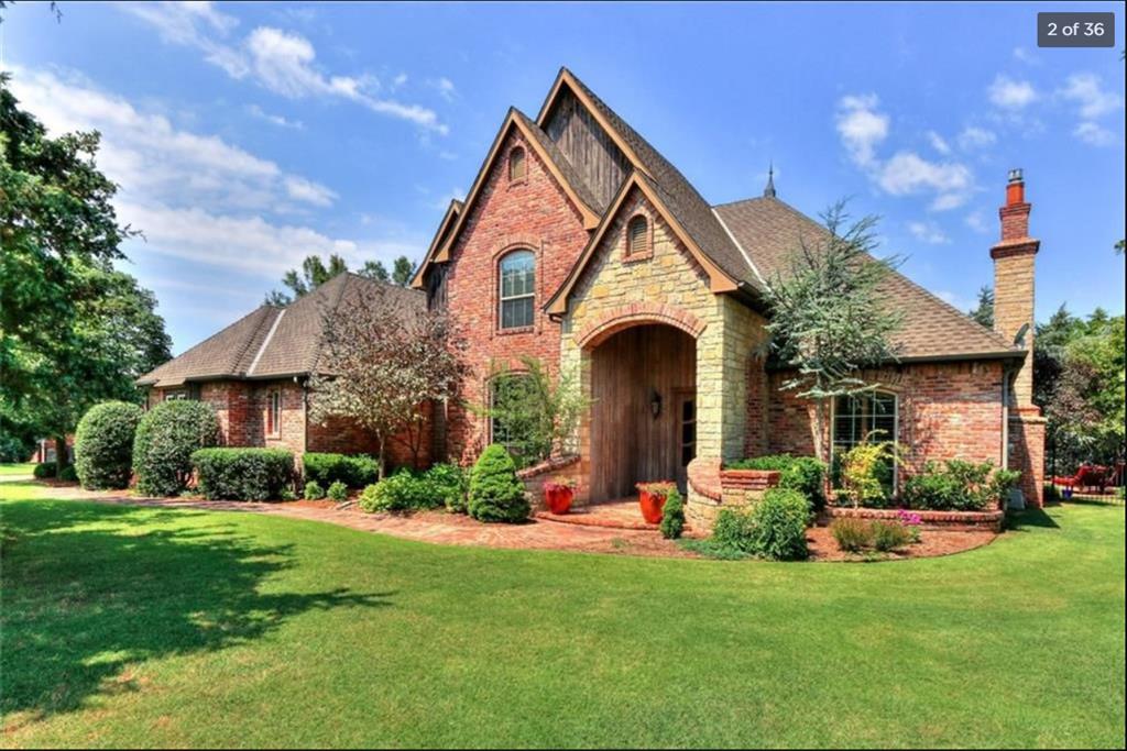 Beautiful home in Belle Pointe with 4 beds (master down - 3 up), bonus room, study, and formal dining. Kitchen features granite, stainless steel appliances, double ovens, pull out shelves and two pantries. 1+ acre wooded lot. Pool, fire pit, and a raised garden. Architectural reclaimed wood beams and large windows. Lots of storage and an oversized driveway! Storm shelter in garage. The Edmond Schools serving Belle Pointe are Heritage, Sequoyah, and North. Flowerbed, sprinklers and Pool maintenance included in the rent. Tenant responsible for mowing and yard care.  Tech will need access to the garage to maintain sprinklers.  $500 for pet & enzyme pet fee at end of lease.  No boats. HOA has a 2- pet limit per household.