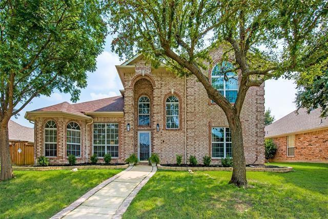 Experience the perfect blend of style and privacy in this stunningly remodeled home, located just steps from the highly-rated Kerr Elementary. The light-filled, open-concept floor plan features contemporary plank flooring and designer fixtures throughout. At the heart of the home, a chef-inspired kitchen boasts granite countertops, a gas cooktop, and premium stainless steel appliances, all overlooking a spacious family room.The primary retreat offers a spa-like escape with a frameless glass shower, garden tub, and an expansive walk-in closet. Upstairs, a versatile game room serves as the perfect hub for two additional bedrooms joined by a Jack-and-Jill bath. Outside, enjoy ultimate seclusion with an 8-foot board-on-board fence and an electric rolling gate. Situated minutes from Watters Creek dining and major highways (121 & 75), this home offers unrivaled convenience alongside community amenities like a fishing pond, pool, and scenic bike paths. A MUST-SEE!