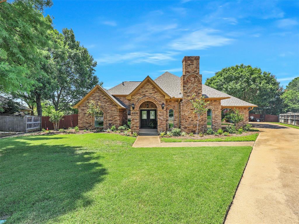 This charming one story brick home situated on a quiet tree-lined cul de sac is delightful! Located in sought after Tara Plantation it is the perfect place to call home. Inside, you’ll find two inviting living areas—one featuring a cozy gas fireplace and the other showcasing vaulted ceilings with exposed beams and bead board wainscot for added character, all highlighted by luxury vinyl flooring throughout and tons of natural light. The formal dining room is perfect for entertaining, while the unique breakfast area connects seamlessly to the kitchen accented w a painted brick for a timeless look. The primary suite is privately tucked away at the back of the home and features an updated shower in the en-suite bath. The guest bathroom has also been thoughtfully updated with stylish touches. Step outside to a generous back patio overlooking a sprawling backyard—perfect for entertaining, play, or pets to roam freely. A rare find in a sought-after location —don’t miss this opportunity to make it yours! NEW ROOF, TRANE HVAC replaced Oct 2023, WATER HEATER 2019.
