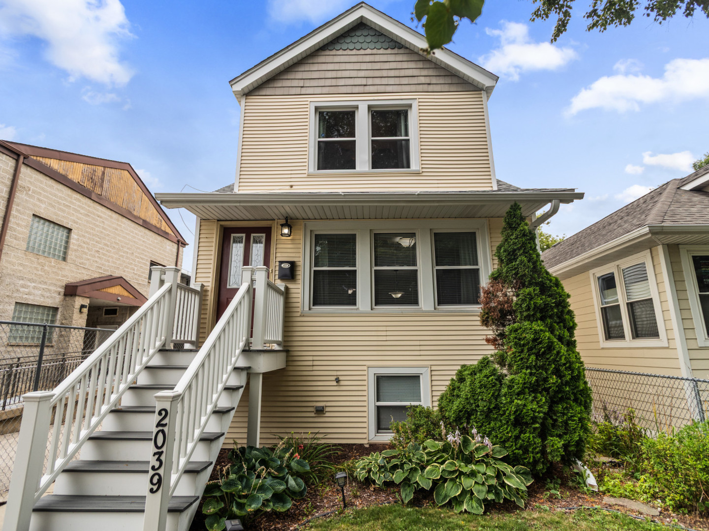 This classic Chicago-style cottage in the heart of Evanston offers 5 bedrooms, 3 full bathrooms, and a finished basement, perfectly blending timeless charm with modern functionality. Inside, you'll find a spacious and sun-filled layout with an open living and dining area featuring a stylish dry bar, a large kitchen with ample cabinetry, and full bathrooms on each level-ideal for flexible living or hosting guests. The finished basement provides additional space for a family room, home office, or in-law suite, while upstairs bedrooms offer generous comfort, including a large primary retreat. A fully fenced yard is perfect for pets, play, or gardening, and a rear parking pad offers convenient off-street parking. Additional highlights include a new roof (2020) and a location close to parks, transportation, schools, and everything Evanston has to offer-making this a rare opportunity to own a piece of classic Chicago-area architecture with space to grow.