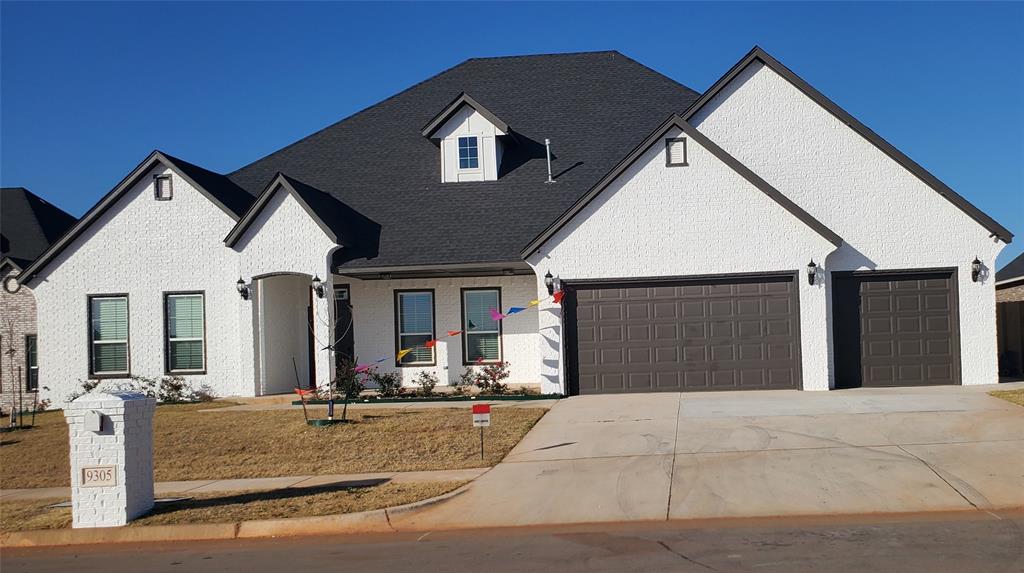 NEARLY NEW CONSTRUCTION. Very beautiful home in the nice 'Morgan Creek' by County Lane and SW 29th Street. Open floor plan with high ceiling, 12' for Entry, Living and Dining, 10' for all other areas. Ceiling fans in every room. 3150 sqft (MOL) 'Arrange the rooms the way you want'; 4 Bed + Office/Study (can be the 5th bedroom), one room is a huge Bonus room; it can be a multi-purpose room for Media, recreation, home office. Large Laundry with sink, a lot of extra storage spaces are some of the features. Mustang School District, this community is conveniently located by major highways and to all your family's favorite spots, downtown, airport, shopping, lakes and parks! Community Amenities include; Park Pond Playground/Soccer ground Street Lights Sidewalks. ALL AROUND CAMERA SYSTEM AND COMPLETE SPRINKLER SYSTEM. INCLUDED BONUS: Full fence, Full Blinds, Garage Door Openers for full list price. NEW CONSTRUCTION. Contact for details. Builder Warrant NEW CONSTRUCTION PRICE DROPPED FOR IMMEDIATE SALE.