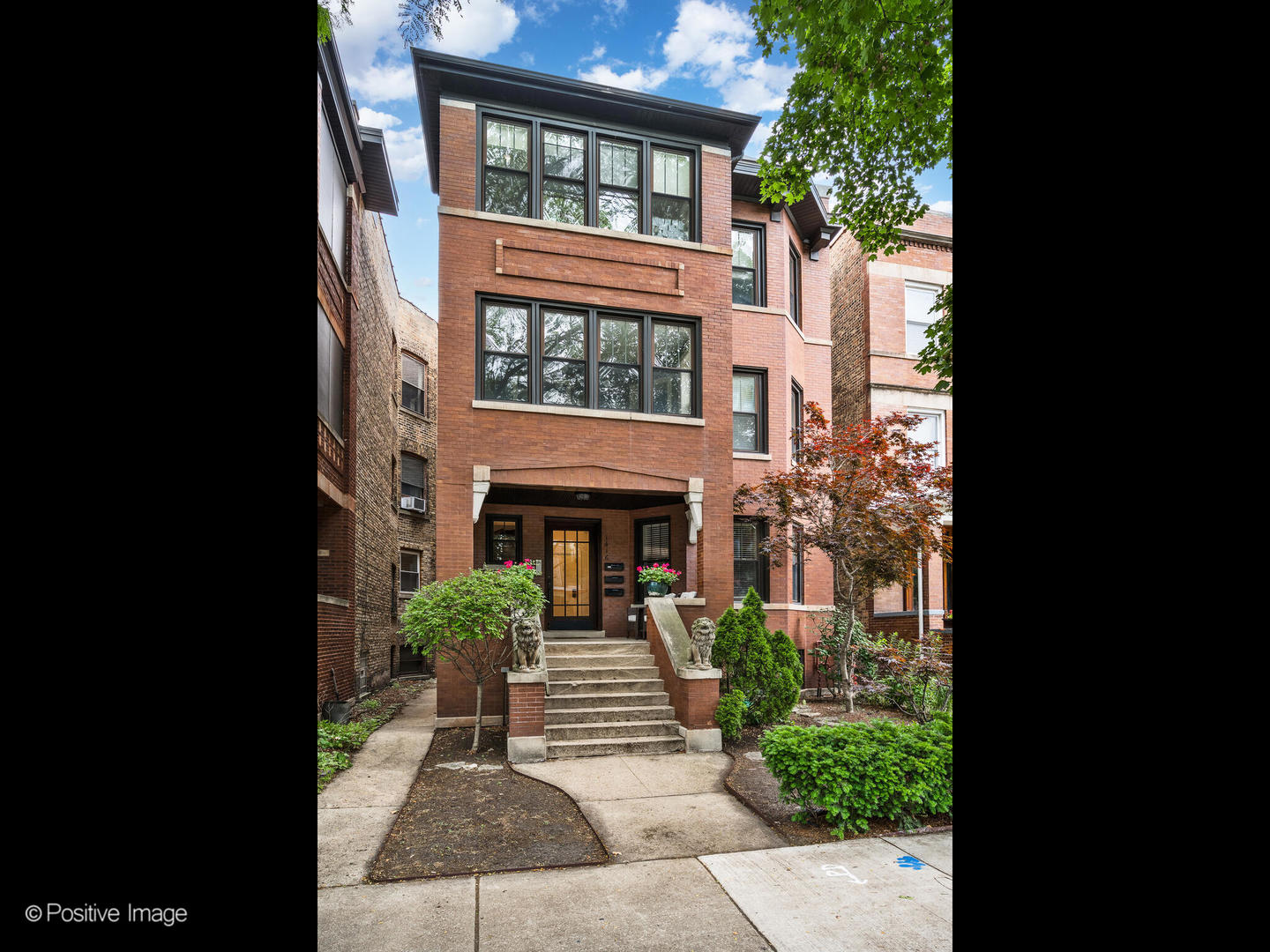 This Jumbo Flat impeccably maintained Duplex Down, 2570 sqft of a 3 bedroom, 2.1 baths in the heart of Andersonville feels like a single-family home. Extensive millwork, custom built-ins, surround sound, creates a thoughtfully designed living space among two levels. The main floor has an open concept with hardwood floor, Bright Living space with a bay window, defined dining room area and kitchen equipped with stainless steel appliances, inset microwave, ample cabinetry and an island with bar height sitting area to enjoy company and great for entertaining.  Extra wide hallway provides a large coat closet, convenient powder room and Primary Bedroom Suite. Primary bathroom has a large walk-in shower appointed with body sprays, rain showerhead and an extra hand held faucet, separate 6' Aroma spa air tub, double bowl sink and linen closet. The rear hallway designed with a built in mudroom, including shelves, storage bins and hanging space.  This then leads to the entrance of a 13 x 10 private deck. A wood staircase with metal railings lead to lower level. Family room with a bay window, large storage closet, 2 bedroom, and a full bath with tub. Utility closets includes a sump pump battery back up, an extraction pump, a hot water heater and furnace, Laundry room features stackable front load and utility sink. Off the ally you have a tandem 2 car exterior parking space. Your blocks away from the Lake, Parks, as well as Clark Street, which boasts an array of restaurants, nightlife, and various public transportation options. Recent upgrades include new roof (2018) lobby entrance, dishwasher, hot water heater (2023), air conditioner (2024) and sump pump (2025). This home is a pleasure to show.