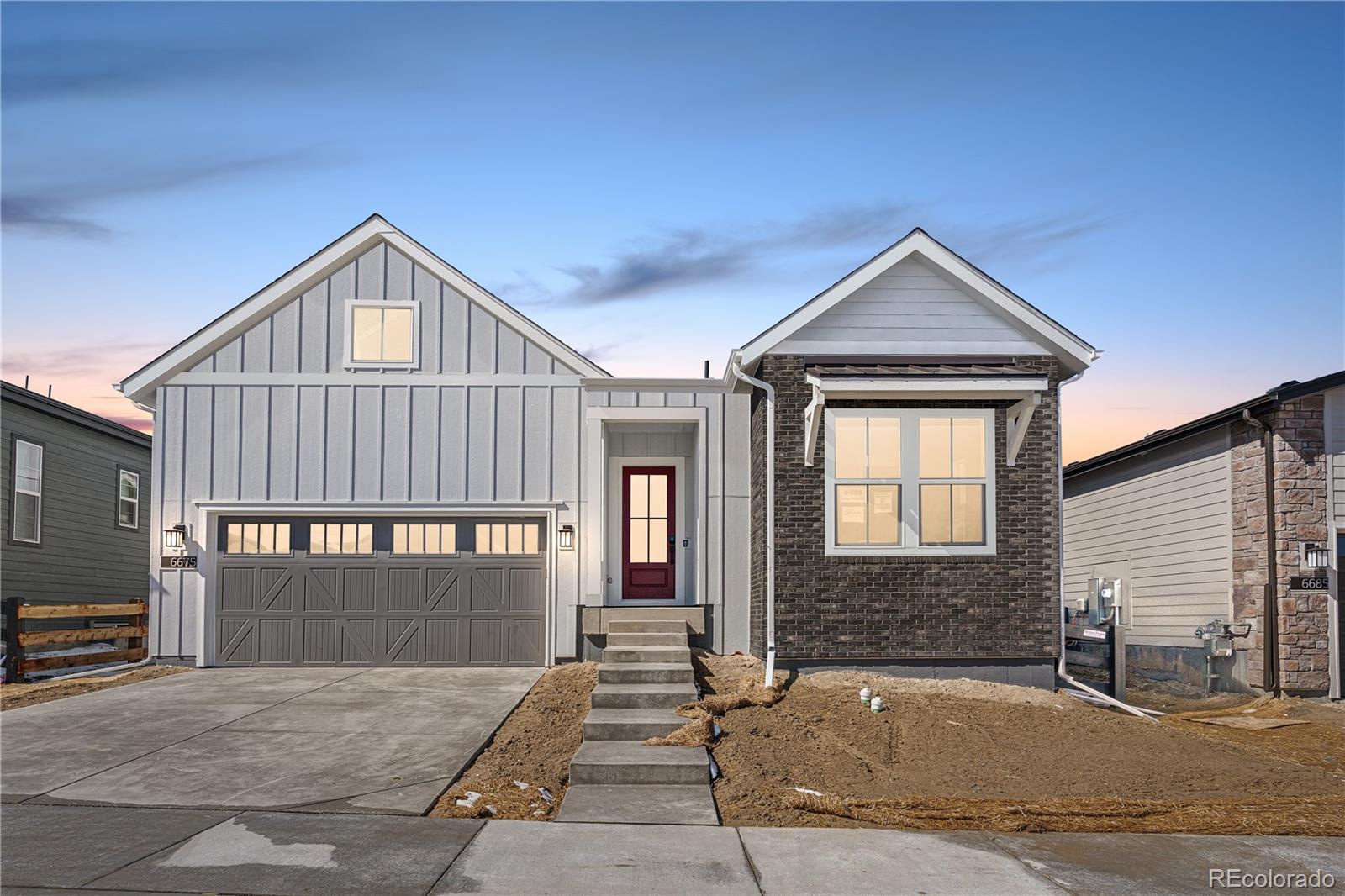 Gorgeous one story home on backing to open space in The Canyons.  This home has 3 bedrooms, 3.5 bathrooms, study, fireplace, finished basement with wet bar, 2-bay garage, and covered patio.  Design finishes include Grand Pacific White Oak Shoreline engineered wood floors, AZT DT Calacatta Jubilee engineered stone counter tops, and Aristokraft Brellin Purestyle cabinets in Greyhound.   Please contact a community representative for complete details.  The Canyons Metropolitan Districts provide various services to the property and in addition to the estimated taxes, a $30 per month operations fee is imposed.