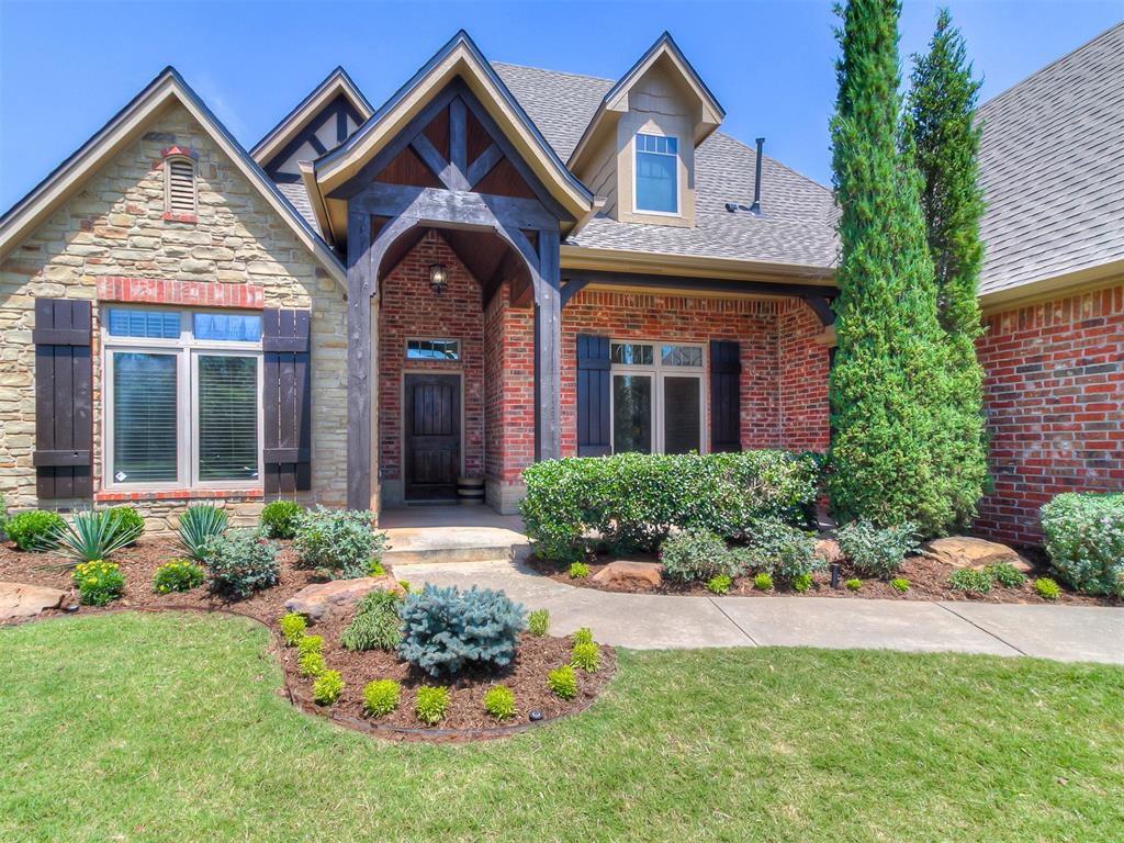 Welcome to Regency Pointe—one of Edmond’s most desirable neighborhoods! This move-in ready 3 bedroom, 2.5 bath home with a bonus flex room offers wonderful appeal, some updates & a functional layout that fits today’s lifestyle.
From the moment you arrive, the curb appeal stands out with a fresh new roof (August 2025), a 3-car garage, and a welcoming entry. Inside, the home feels bright & inviting with wood floors, fresh interior paint & new carpet, & an easy flow between spaces. The spacious kitchen is the heart of the home, featuring a large island with seating, KitchenAid appliances including a refrigerator, granite counters, pull-out pantry cabinet + walk in pantry & abundant storage. The adjoining dining area offers plenty of room for gatherings & includes a built-in desk for convenience.

The private primary suite is tucked away & features its own covered patio—perfect for morning coffee, evening wind-downs, or quiet meditation. The spa-inspired bath includes a jacuzzi tub, walk-in shower, dual sinks, & a wardrobe closet that connects directly to the utility room with sink & extra storage. On the opposite side of the home, two comfortable guest bedrooms include built-in shelving & generous closets, sharing a well-designed bath.

Upstairs, the oversized flex room with a half bath is ideal as a game room, media space, or playroom—large windows bring in natural light to make the room feel open & versatile. Outdoors, a covered patio extends your living space, offering a relaxing spot for cookouts or entertaining friends.

Thoughtful details throughout include lovely trim work, wood flooring, and abundant windows for natural light. Every space feels clean, fresh & ready for new owners. In ground storm shelter.

Regency Pointe residents enjoy a neighborhood pool & the convenience of Edmond schools, shopping, dining, medical, & churches just minutes away. With its updates, prime location, & community amenities, this property offers the best of Edmond living.