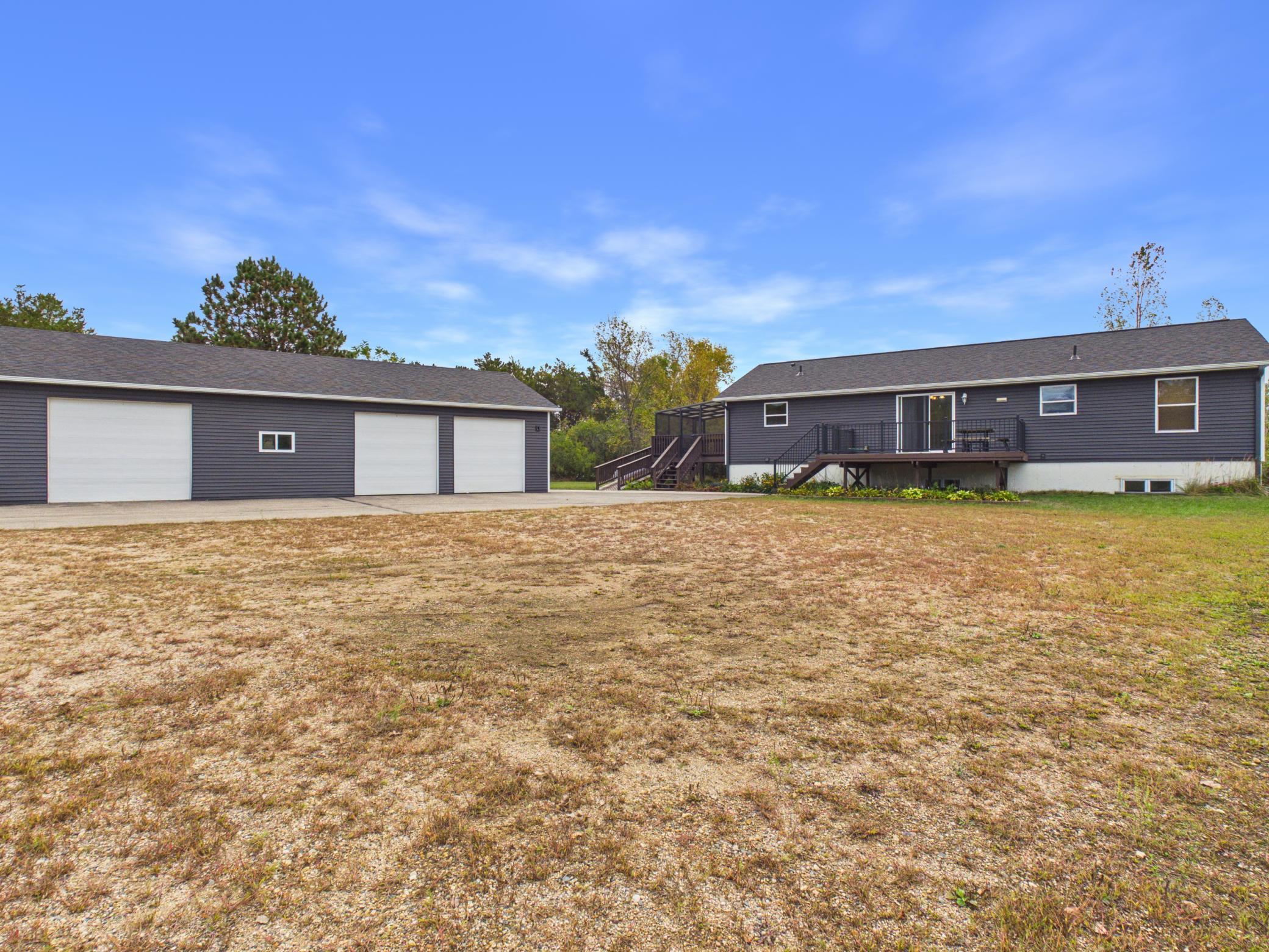 Welcome to this beautifully maintained Schultz home, built in 2004 and set on a private two-acre lot in a peaceful country setting. Enjoy the best of both worlds—spacious rural living with public access to Lake Amelia just down the road.This inviting four-bedroom, three-bath residence features main-level laundry for everyday convenience, a solid poured concrete foundation, and an extra-large three-car garage. The lower level offers a large family room complete with a bar—perfect for entertaining or relaxing with family and friends.Recent updates include brand-new siding and a new roof completed in the summer of 2026, giving the home a fresh, move-in-ready appearance both inside and out. The private yard provides plenty of space to enjoy the outdoors, host gatherings, or simply unwind in your own peaceful retreat.Whether you’re seeking room to grow, proximity to the lake, or a well-built home with thoughtful updates, this property delivers. Schedule your showing today and experience the comfort and charm of country living near Lake Amelia.