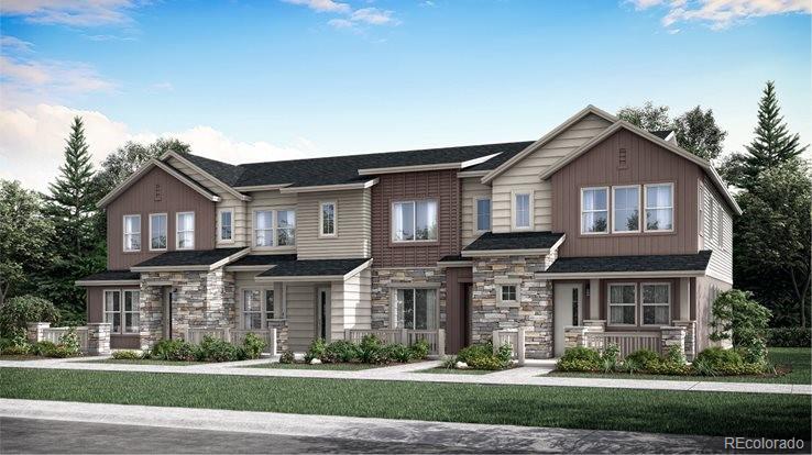 **Eligible for 3.99 7/6 ARM or 4.99% fixed rate when using builder's preferred lender - terms and conditions apply - ask for details*******Contact Lennar today about Special Financing for this home - terms and conditions apply**


Low maintenance living in the gorgeous new Sky Ranch community. Just lock up and go. This brand new 2-story townhome in a 4-plex features 3 bedrooms, 2.5 baths, great room, kitchen, upper laundry, 2 car attached garage (rear alley entry) and conditioned crawl space. Gorgeous finishes and upgrades throughout including luxury vinyl plank flooring, stainless steel appliances, slab quartz counters and more. Lennar provides the latest in energy efficiency and state of the art technology with several fabulous floorplans to choose from. Energy efficiency, and technology/connectivity seamlessly blended with luxury to make your new house a home. Homes with an alley are subject to an additional $27 per quarter.  Current monthly fee subject to change. Photos are model only and subject to change.