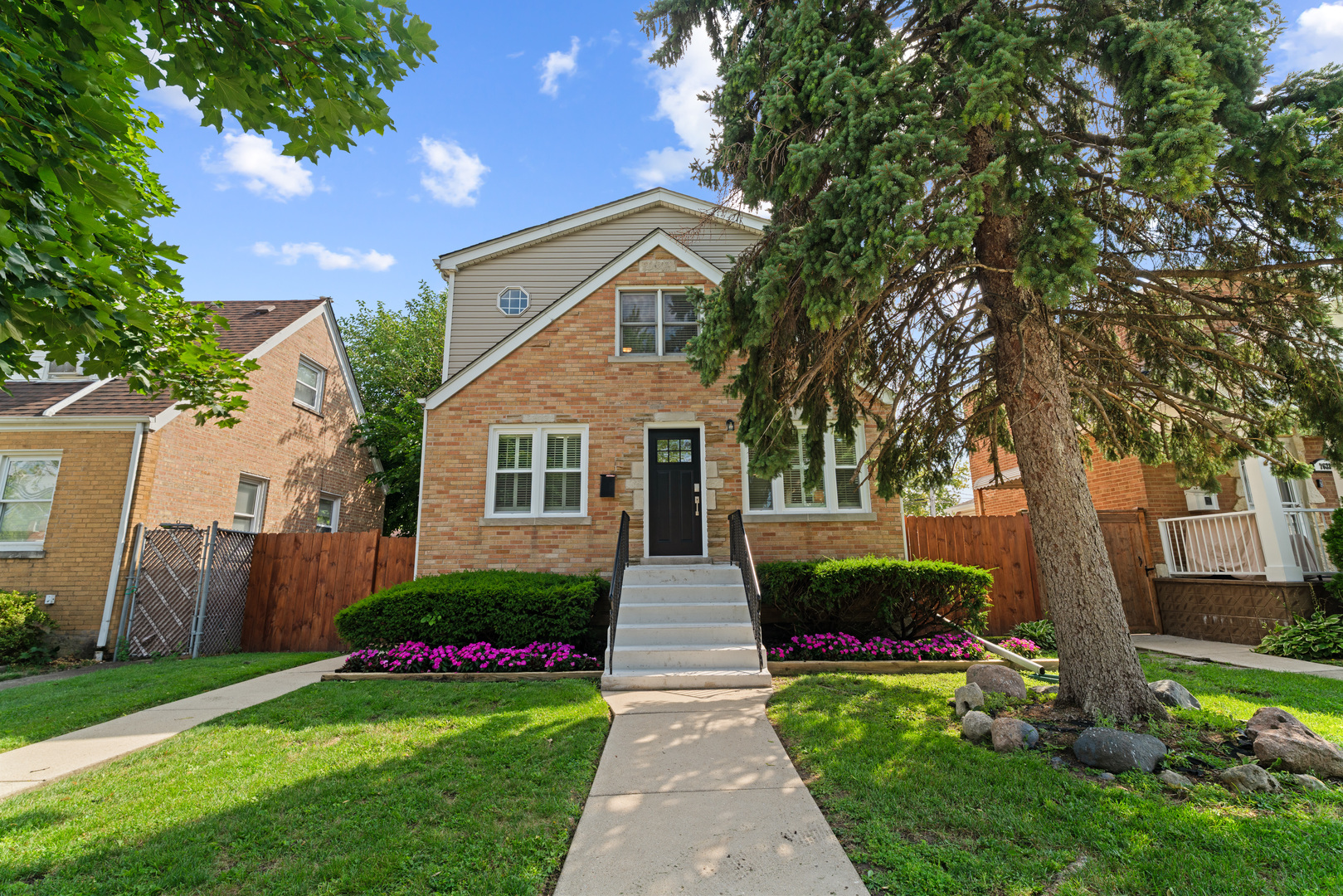 Welcome to this inviting 4 bedroom, 1.5 bathroom home located in the desirable Oriole Park neighborhood. Thoughtfully maintained and recently updated, it offers a comfortable layout with modern finishes and room to grow.  The main level features a spacious living room with refinished hardwood floors, fresh paint, and new front windows, along with a bright eat-in kitchen equipped with new stainless steel appliances. A bedroom plus half bath on this level adds flexibility for guests or a home office. Upstairs you'll find three additional bedrooms, including a generous primary with the potential to add a private en suite bathroom and walk-in closet. The second-floor bathroom has been completely renovated with stylish finishes.  The unfinished basement provides laundry, new windows, and excellent potential to add another full bathroom or create additional living space. Additional recent updates include: new front door and back patio deck doors, a brand-new deck, all new electrical outlets, switches, and fixtures, all copper plumbing, and fresh paint throughout the home.  Outside, enjoy a beautiful yard, perfect for entertaining, gardening, or relaxing.  Ideally situated on a tree-lined street within walking distance to Oriole Park, highly rated schools, shopping, dining, and public transportation, with easy access to expressways and O'Hare.  This move-in ready home combines modern updates with the flexibility to expand-an excellent opportunity in one of Chicago's most sought-after neighborhoods.