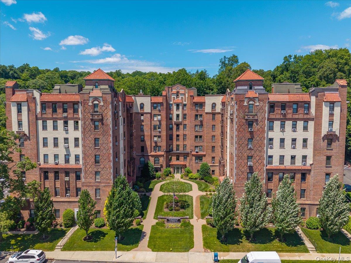 Great Co-op opportunity to own this beautifully maintained Move in Ready Two Bedroom and One Bath co-op at the nicely manicure grounds of Hartsdale Garden. One Parking space available at $50 monthly. Very close Train Station and shops.