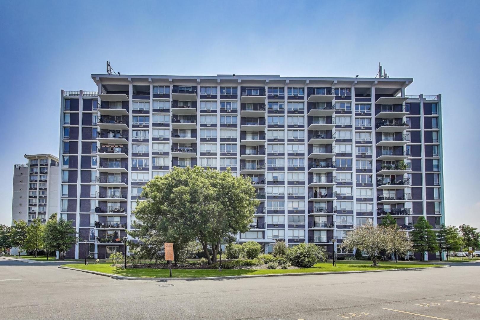 Experience the charming appeal of this stunning third-floor unit in the highly sought-after Highland Towers, offering beautiful sunny pool views from a spacious balcony. The kitchen wall has been opened up to create a more open and spacious feel, and the stainless steel appliances are just 2 years old, perfect for your cooking needs. The generously sized living room (with potential to add a second bedroom) and bedroom are filled with natural light, creating a warm and inviting atmosphere. Located just minutes from highways, dining, theaters, and Golf Mill Mall, everything you need is within easy reach. Don't miss out on this exceptional opportunity-this property won't last long.