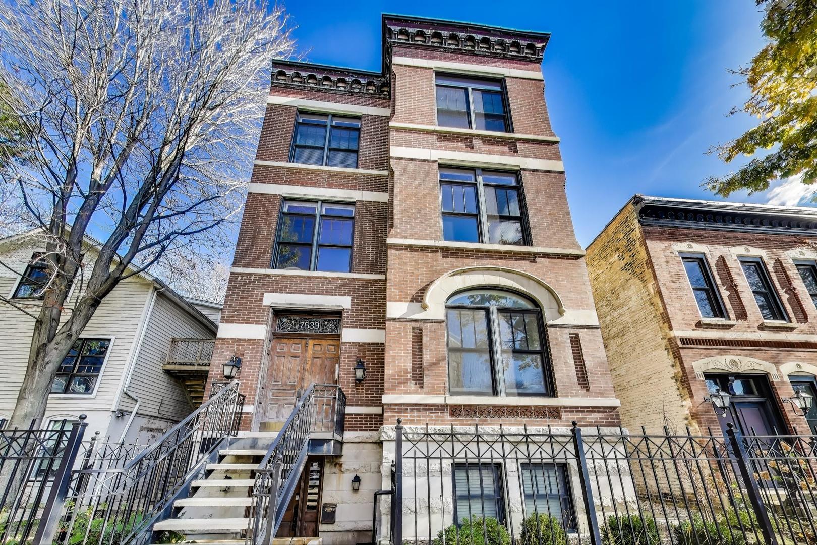 Welcome home to this beautifully updated 3-bedroom condo, situated in the vibrant heart of Lincoln Park! Upon entry, you're immediately enveloped by an abundance of natural light that bathes the expansive, wide-open layout with 10.5' ceilings. This space is an entertainer's dream, offering seamless flow and distinct areas for every occasion. Imagine guests mingling effortlessly at the oversized kitchen island while you grilling on the adjacent balcony, or hosting elegant dinner parties in the dedicated dining area that comfortably accommodates a full-sized dining set. A versatile den provides endless possibilities, from a cozy reading corner to an additional seating/office area. Exquisite details like the original stained glass windows, a charming gas fireplace, newly refinished hardwood floors and elegant crown molding add timeless character. The heart of this home is truly a chef's sanctuary. The meticulously designed kitchen boasts Wolf and Sub-Zero appliances with wine fridge, gleaming quartz countertops, farmhouse apron sink, and plentiful, rich cabinetry. Whether you're a gourmet cook or simply enjoy preparing meals, this kitchen is as functional as it is beautiful. Down the hall are generously sized bedrooms, offering ideal flexibility for a guest room, a dedicated home office, or a versatile flex space to suit your needs. The primary bedroom is a serene retreat, easily accommodating a king-sized bed with matching furniture. Its spa-like en-suite bathroom is a true highlight, featuring gorgeous, intricate marble tiling that sets a sophisticated tone. Indulge in relaxation in the luxurious soaking tub, or refresh in the spacious walk-in shower. A dual vanity provides convenience and elegance, ensuring a tranquil start or end to your day. Rounding out this exceptional home is your own private deck at the back, offering a peaceful overlook of the shared backyard with newly installed artificial grass which stays green and maintenance-free all year round. Included in the price is a deep garage parking spot with room for storage. You simply can't beat this prime Lincoln Park location! You're just steps away from Wiggly Field Dog Park, Jonquil Park, Pat's Pizza, Parson's Chicken & Fish, and Sapori Trattoria right at your doorstep. This is just the beginning of the incredible amenities and vibrant atmosphere this neighborhood offers. Don't miss out on this unparalleled opportunity to live in one of Chicago's most coveted areas!