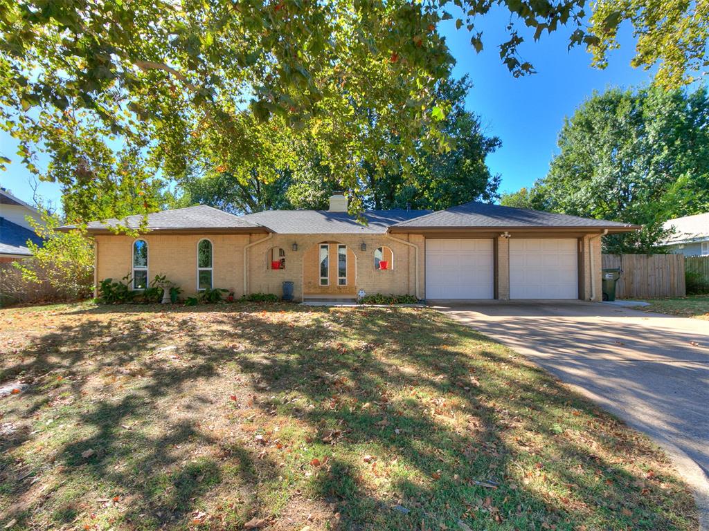 This home features 2 living rooms separated by a double-sided fireplace, a newly renovated kitchen with new cabinets, granite countertops, a modern cooktop and dishwasher, and an adorable farmhouse sink.  It has new windows throughout, wood-like tile in the main areas, an inside utility room, tons of storage, and a large backyard, shaded by mature trees.  Schools: Cleveland, Whittier, and Norman North. This home is just minutes from Norman’s best shopping, dining, and entertainment. Don’t miss your chance to own this move-in-ready gem in one of Norman’s most coveted communities—schedule a private tour today!