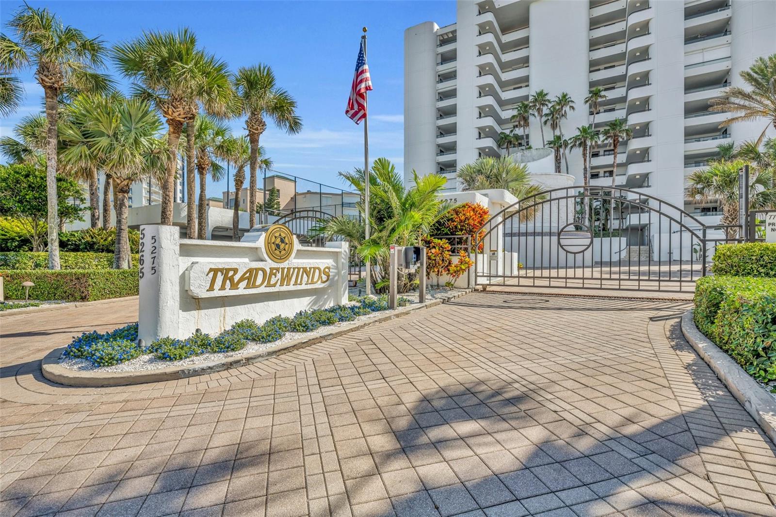 Unit #802 is a remodeled 2 bedroom/2-bathroom unit with gorgeous oceanfront views.    The primary bedroom has an en-suite bath and a large walk-in closet.   You will wake up in the morning hearing the ocean and watching the sun rise.  The guest room is spacious with an attached bathroom, and large walk-in closet. The living room has enough space to entertain all your guests. There is a wet bar, and a dining area. You will be happy to cook in the beautiful kitchen while viewing the ocean, the dolphins, and possibly a whale!  The kitchen appliances are Samsung. A water filter system was installed under the kitchen sink 3 months ago.  There is a washer and dryer area as you enter the condo, with cabinets above them.  There is an owners closet with shelving and cabinets; storage is not an issue.
The air conditioner was replaced in July 2021, all the plumbing has been upgraded, both bathrooms were gutted and upgraded, as well as the kitchen, the balcony has a hurricane shutter, the unit has 2 Windoor sliding glass doors.  The oceanfront balcony has been replaced with beautiful tile.  There are 2 storage closets on the balcony for storage. 
There is a beautiful tennis court, shuffleboard and 2 pickle ball courts.  2 pools, one is heated, one is not; and a hot tub.  Tradewinds has a full-time manager of 16 years, a housekeeper of 13 years and a maintenance man.  The fitness center is above the clubhouse. There is a cage under the tennis court to store paddle boards, surfboards, or other like items.  Under the clubhouse provides covered parking for owners only, as well as a storage cage for bikes.  The property is gated.
The beach is a place to relax, to gather, and to create unforgettable memories. We would love to give you a tour of this beautiful condo and the Tradewinds property – you won’t be disappointed.