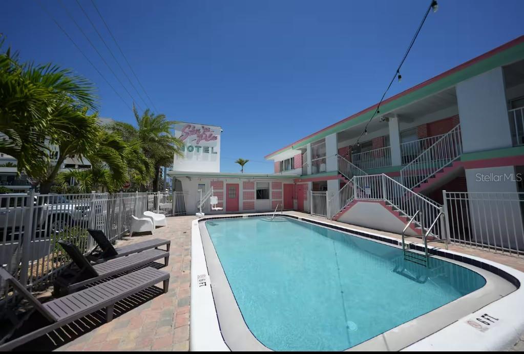 Waterfront 22 unit motel. Heated pool renovated in 2024. Waterfront dock with boat lift. Parking resurfaced 2024. Dock measurements are approximate and needs to be verified by buyer