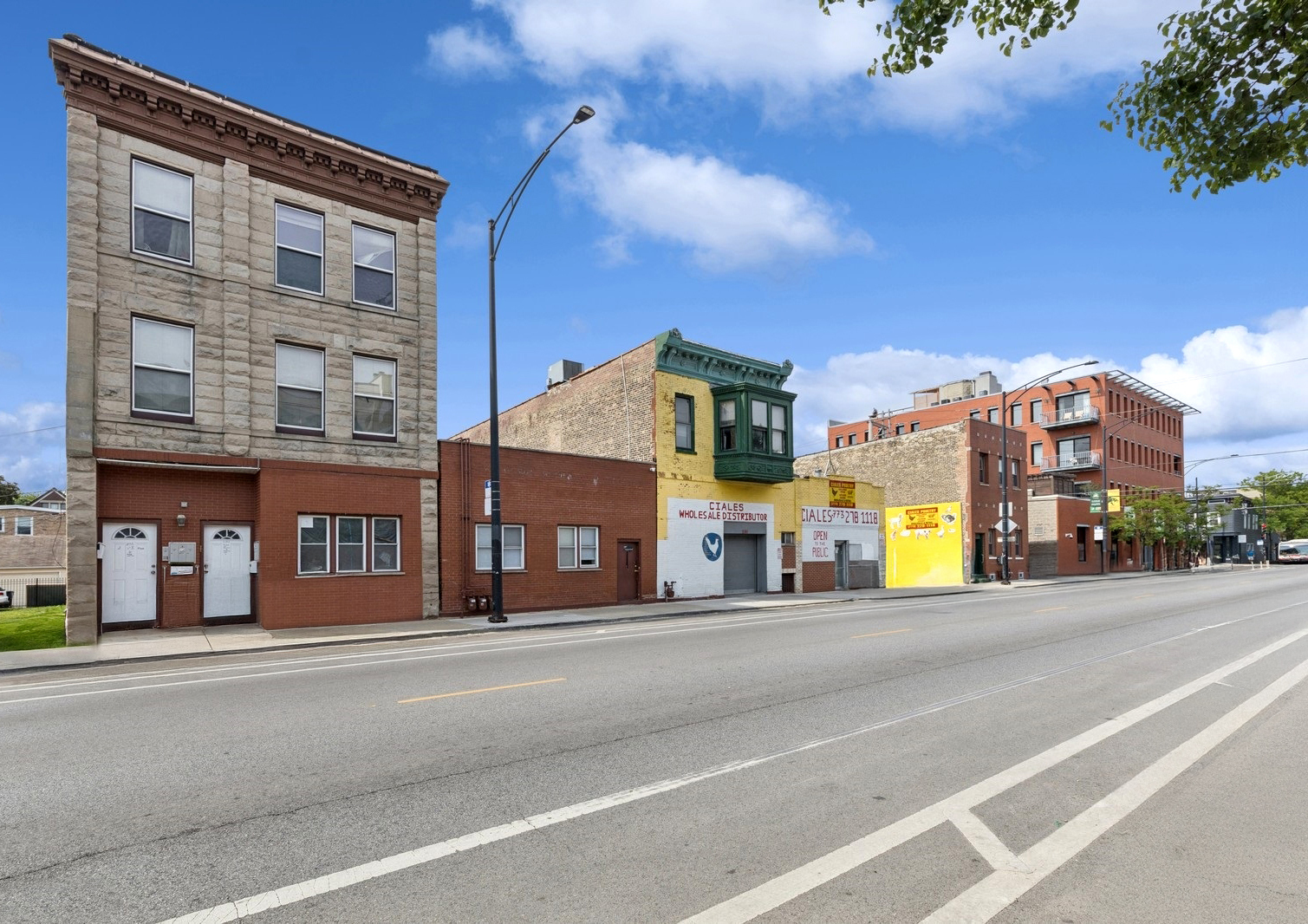 A rare and exceptional opportunity to redevelop a prime site in the heart of Bucktown-truly a once-in-a-generation offering. Less than 2 blocks from the intersection of Armitage and Damen, this prominent site includes six buildings and multiple parking lots across 2135-2147 W. Armitage Ave. With 144 feet of frontage on Armitage and a total land area of 14,400 square feet (144x101), the site features approximately 23,632 square feet of existing building space. The mix includes a 3-story commercial mixed-use building at 2135, a 1-story commercial structure at 2137, 2-story mixed-use properties at 2139 and 2147, a partial 2-story commercial building at 2141, and a 2-story commercial property at 2145. Zoning includes RT-4 (2135, 2137, 2139, 2147) and C1-2 (2141, 2145), allowing for a wide range of future development uses, perfect for multi afamily redevelopment site.   Currently home to a USDA chicken processing and retail business as well as masonry 2-3 flats, the site also offers outdoor parking for 5 cars or 2 trucks. With strong demographics and unbeatable location, this site presents numerous possibilities for commercial, residential, or mixed-use redevelopment.