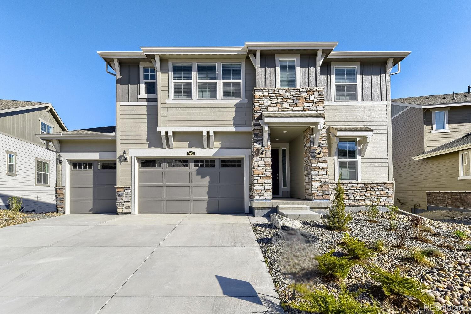 ***Contact builder today about Special Financing for this home - terms and conditions apply**Available NOW! Gorgeous Stonehaven 2-story in beautiful Macanta features 3 beds, 4 baths, great room, spacious kitchen, main floor study, loft, 4 car garage and unfinished WALKOUT basement. Beautiful upgrades and finishes including stainless steel appliances, luxury vinyl plank floor, slab quartz counter/island, covered rear deck and more.  The builder seamlessly blended & showcased the unparalleled beauty of Colorado with the most innovative homes, energy efficient technologies & modern conveniences, bringing the best of both worlds together. Each floor plan is thoughtfully designed to combine elegance & luxury together with hi-tech energy efficient features. What some builders consider high-end upgrades, this builder makes standard. Colorado living at it’s finest. Close to dining, shopping, entertainment & other amenities.Don’t wait – this community will sell out quickly! Welcome Home! Photos and 3D walkthrough tour are a model only and subject to change.