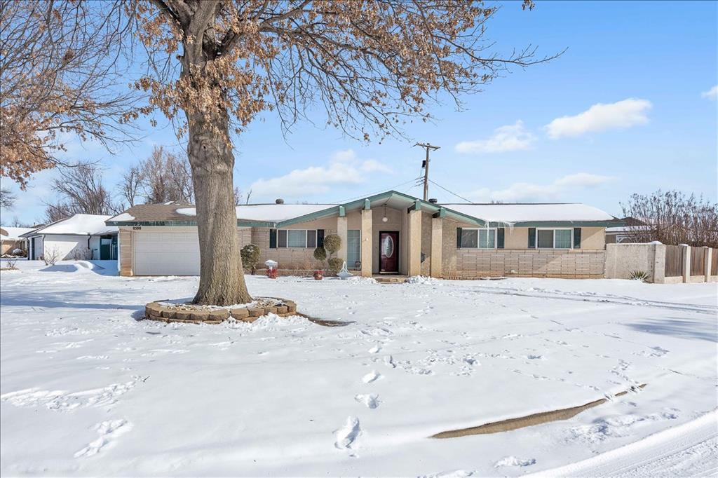 Exceptional value at $185,000. This 3-bedroom, 2-bath home on Country Club Dr delivers 1,952 sq ft of single-level living on a spacious corner lot with circle driveway. The open floor plan connects a defined formal dining area to the living room featuring a fireplace, while the functional kitchen boasts quartz countertops.The standout feature: TWO bonus rooms—a dedicated study and a sunroom—providing versatile space for home office, hobbies, entertaining, or multi-generational living. Both bonus rooms offer direct backyard access, seamlessly extending your living space outdoors.The expansive backyard is ready for your lifestyle, complete with a 12x16 storage building (installed 2016), underground storm shelter for Oklahoma weather protection, and sprinkler system. Additional conveniences include a 2-car garage and the curb appeal of a circular drive on a desirable corner lot.Location delivers: Moore Public Schools, close proximity to shopping, dining, Oklahoma City Community College (OCCC), and major commuter routes make daily life effortless.Priced to sell as-is, this home offers tremendous space and features rarely found at this price point. Built in 1964 with classic 1-story living, it's ready for a buyer who recognizes solid bones and opportunity.
