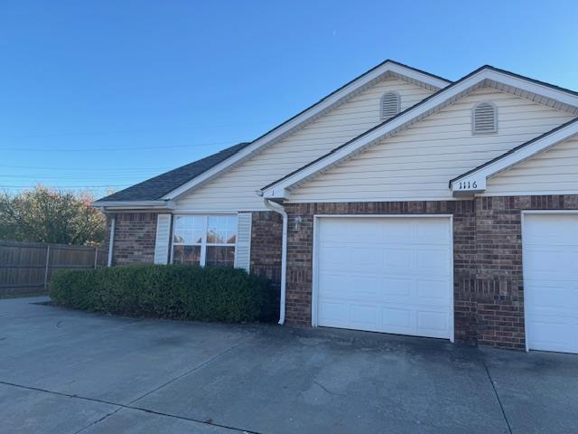 3 bedroom 2 bathroom 1 car garage DUPLEX in SE Norman.  Conveniently located off Lindsey Street just west of 24th AVE SE for quick access to the University.  Lawncare included with rent.  BRAND new carpet and interior paint throughout the home.  Master suite to the back of the home, secondary bedrooms to the front.  Tub/shower combos in both bathrooms.  Kitchen features gas range with fridge and dishwasher.  Yard is NOT fully fenced.  Double driveway for parking at the single car garage.