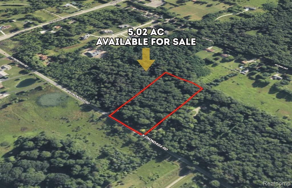 MOTIVATED?SELLER. Unlock your future on this exceptional 5.02-acre residential parcel located on Onondaga Rd in Holt, Ingham County—within Delhi Township city limits and just minutes from Lansing. Zoned R1C Residential, this rare in-town property offers flat, buildable terrain with paved road frontage and a natural wetland at the rear for added privacy and green space. With no HOA and utilities easily accessible, you’re free to bring your vision to life—whether that’s a single-family home, barndominium, modular, or manufactured home. The land is fully usable, ready for immediate development or long-term investment. Enjoy the balance of peaceful, rural surroundings with direct access to city conveniences—shopping, schools, services, and highway connections—just 90 minutes from Detroit. Whether you’re building your dream home, developing multiple units, or securing land in a thriving Mid-Michigan corridor, this parcel offers freedom, location, and lasting value.