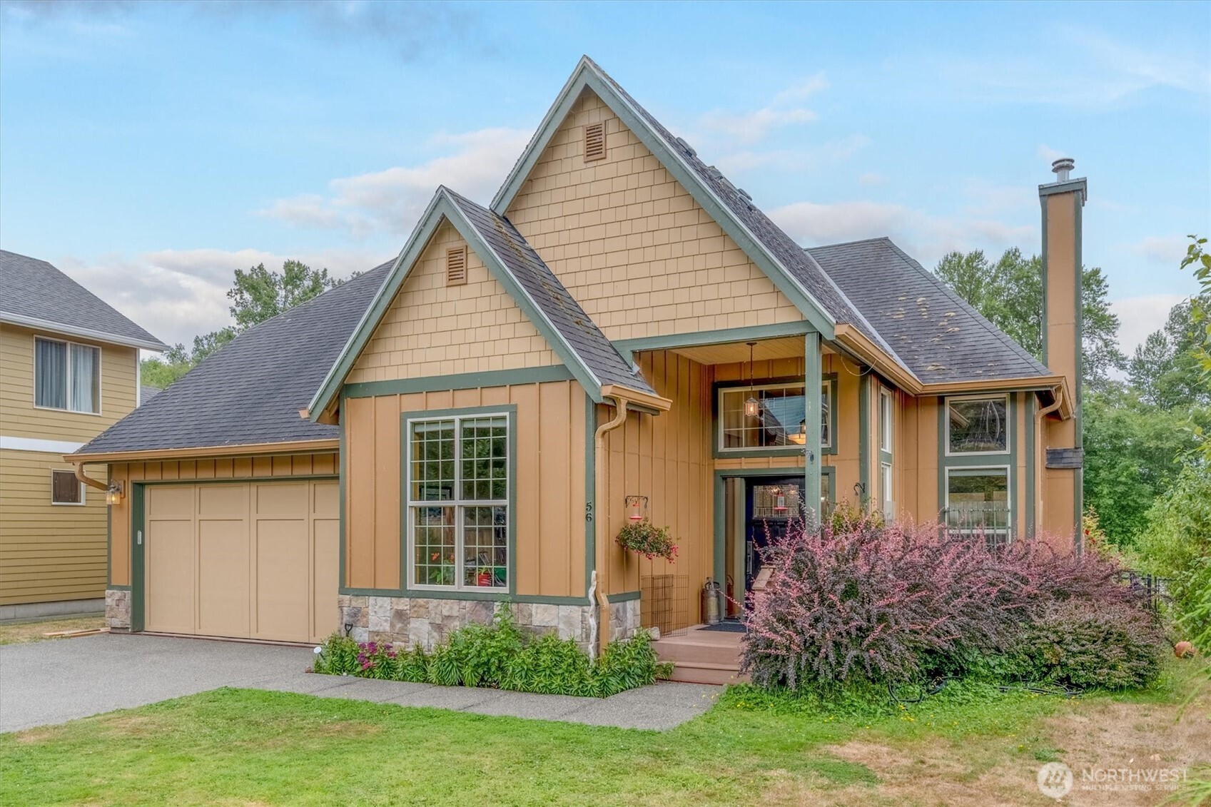 This serene home offers the perfect blend of nature and tranquility, located on waterfront with a deeded 40-foot boat dock. This property is a peaceful oasis, with paths that boarder the river or lead to the marina. A Trex deck overlooks the water, ideal for outdoor relaxation or entertaining. Inside, you'll find a great room with a vaulted ceiling,hardwood floors and FP. The gourmet kitchen has cherrywood cabinets w/granite countertops, a chefs dream. The 3 bedroom, 2.5-bathroom home, includes a Primary suite with a walk-in closet, and a spa-like bathroom with a jetted tub. All appliances including washer/dryer convey with sale. Don't miss out on this opportunity to own approximately 57 ft of water frontage, a true Columbia River paradise.