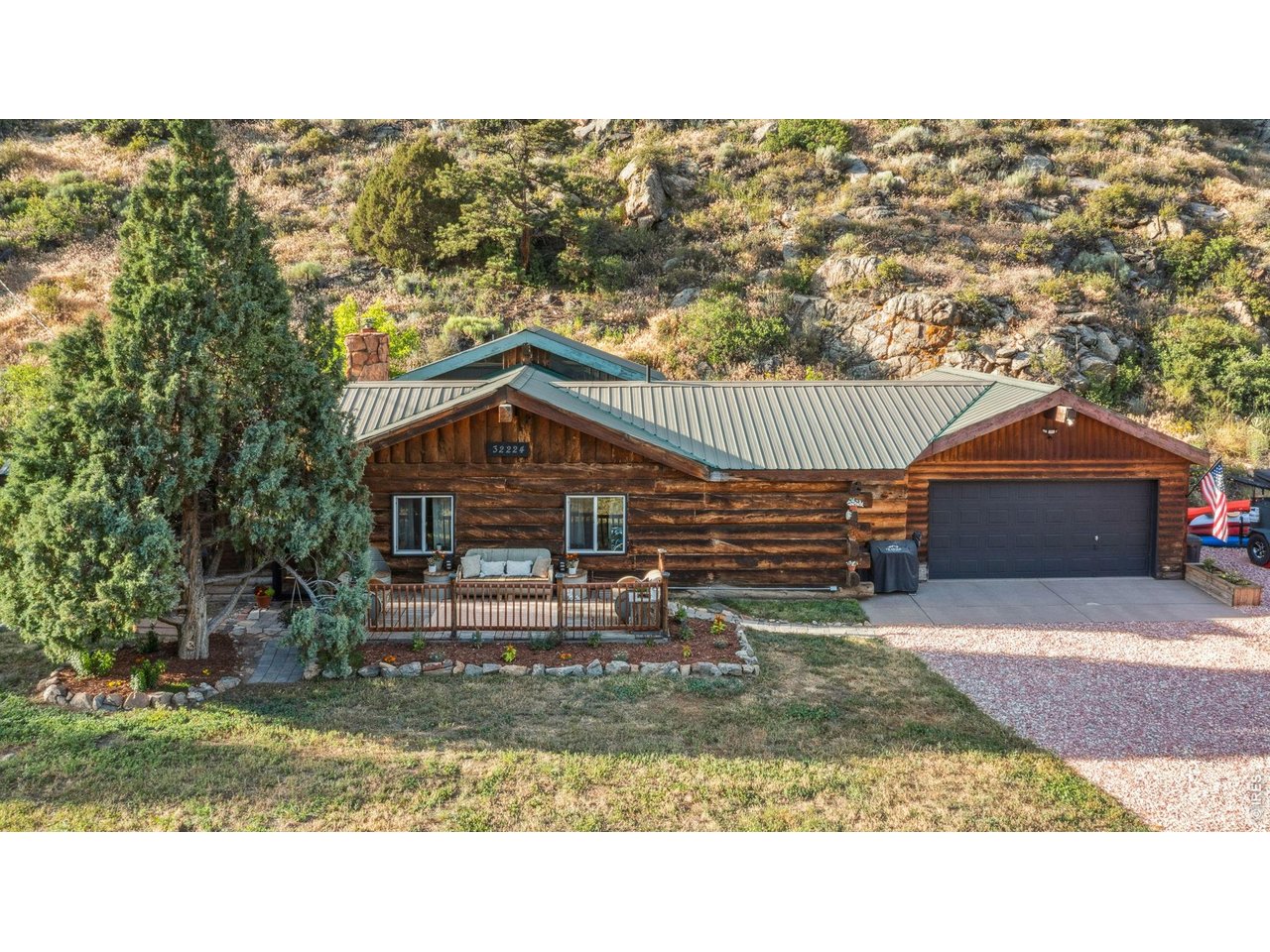 Motivated Sellers! Discover this charming ranch-style home nestled on nearly 1 acre in the scenic Poudre Canyon with a desirable south facing lot. Great for buyers because no flood insurance needed, minimal risk zone! Perfect for outdoor enthusiasts, it offers easy access to fishing, hiking, kayaking, camping, and hunting, with snowshoeing and snowmobiling in winter. The home features electric heat and a cozy wood-burning stove, ensuring warmth year-round. A finished and insulated garage provides ample storage and workspace. The new driveway, re-stoned last year, adds to the curb appeal. The well flows exceptionally well, ensuring reliable water, and the septic system is in great shape-truly a positive benefit. The home is well equipped for highspeed internet with a starlink mount and underground barried hookups. Located just 20 minutes from Red Feather Lakes, 30 minutes to Cameron Pass, 25 minutes to Mishawaka amphitheater, 45 minutes to State Forest State Park, and an hour to Walden, plus 0.7 miles from Glen Echo Resort's amenities. An outdoor paradise with easy access to nature and comfort!!