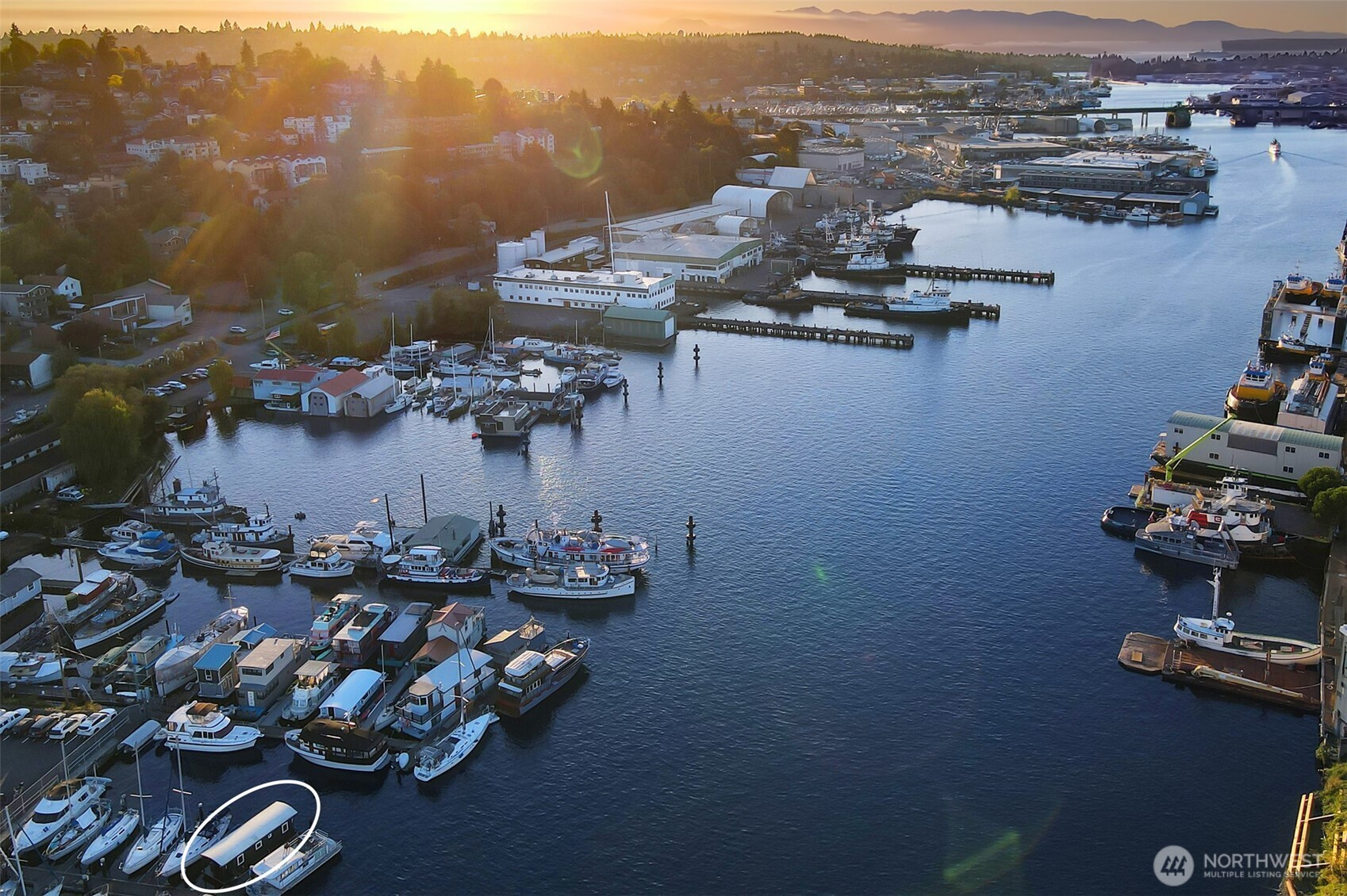 Shanty Too is a sweet abode located in one of Seattle's premier marinas, Canal Marina at the base of Queen Anne. Shanty Too was built in the San Juan Islands by Larry Chamberlain in 1993. She measures 30x12 and brings a smile to your face each time you step aboard this light and bright houseboat in a sweet near end of dock slip w/ active canal views. All new interiors and appliances throughout. Known for excellent amenities and on-site 24 hour management service, Canal is a gated marina with 84 slips, 40 which are full time liveaboards. Enjoy heated storage, BBQ/gazebo, dog park, laundry, and even raised garden beds to plant your own food. Moorage is $697 per month + liveaboard of $200 for water, garbage/recycle + amenities. FOWR 887