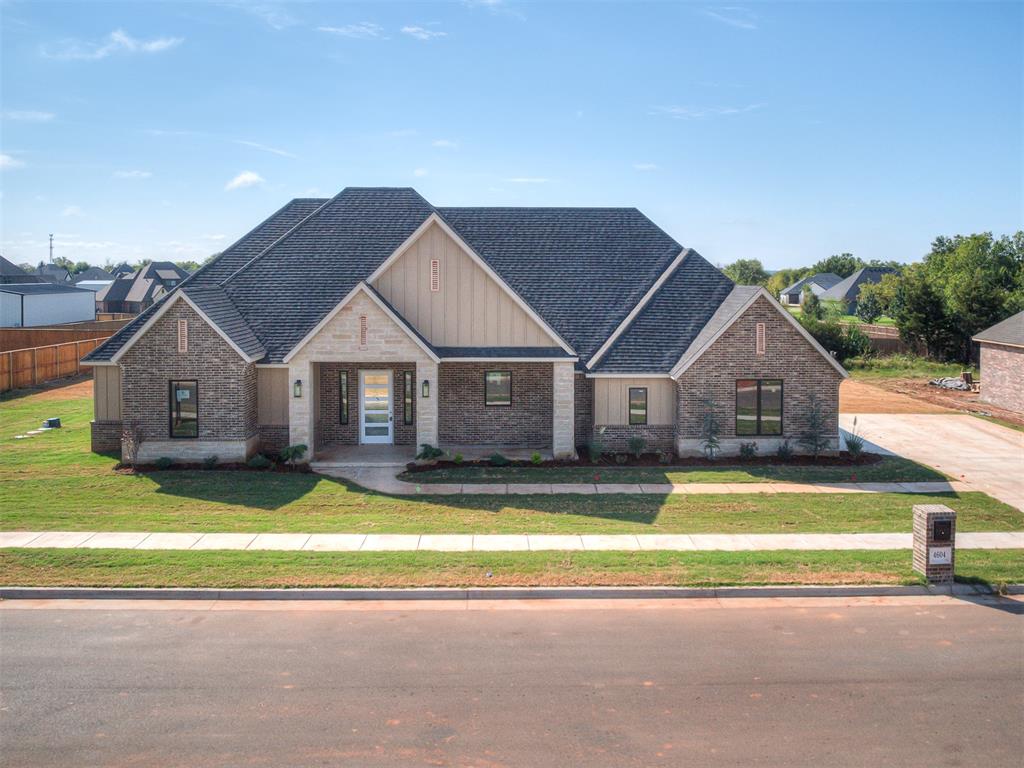 Ask about our builder and lender incentives!! Get into this home with a 4.3% interest rate*!! This immaculate home sits on half an acre across from Belmar and is a jaw dropper! Custom finishes and woodwork throughput. No detail was left out! 3 bedrooms + an office, open concept with the chef's kitchen overlooking the living room and dining room.  A pantry with all of the stoage you could ever ask for. The master en-suite has separate vanities and a walkthrough closet that connects to the large laundry room for efficiency and convenience. Located off of Sooner Rd. across from Belmar golf course, this location won't disappoint. We have 2 homes in The Hills at Timbercreek available.