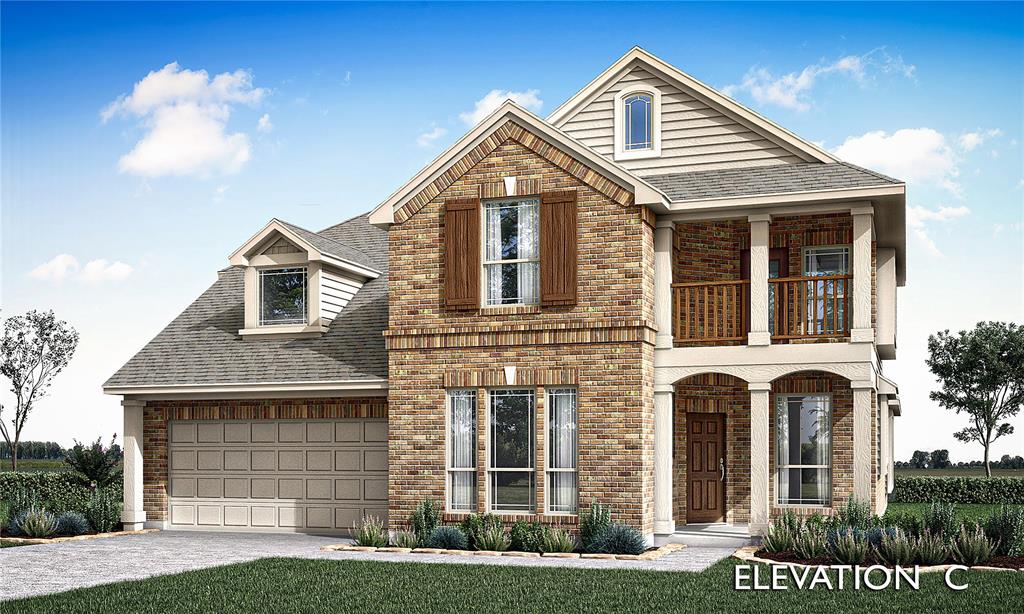 NEW! NEVER LIVED IN – Ready in November! The Magnolia II by Bloomfield Homes is a beautifully designed 5-bedroom, 4-bathroom home with a 2-car garage, perfectly placed on a corner lot in the highly sought-after Timberbrook community. Step inside to soaring ceilings, 8' interior doors, and site-finished wood floors throughout the main living areas. The spacious Family Room is anchored by a striking tile-to-ceiling fireplace with a gas starter and cedar mantel, bringing warmth and character to the heart of the home. The Deluxe Kitchen is a dream, featuring quartz countertops, double ovens, a 5-burner gas cooktop, custom cabinetry with plenty of storage and prep space. The open flow leads you seamlessly from the kitchen into the light-filled breakfast nook and out to the large covered patio, perfect for entertaining. Upstairs, you’ll find a Game Room, Media Room, and secondary bedrooms, including one with its own private full bath—perfect for guests or multigenerational living. The balcony adds both style and function, offering a great spot to take in elevated views. The Primary Suite is located downstairs for privacy and includes a spa-like bath with upgraded finishes, dual vanities, a soaking tub, and a separate shower. Enjoy outdoor living year-round with both a covered front porch and an extended covered back patio, complete with gutters, upgraded lighting, and a gas stub for grilling. Located in Timberbrook, residents enjoy resort-style amenities including a pool, pickleball, volleyball, scenic walking trails, and more. The Magnolia II by Bloomfield Homes has it all—style, space, and an unbeatable location. Don’t miss your chance to call it home, Visit Bloomfield at Timberbrook today!