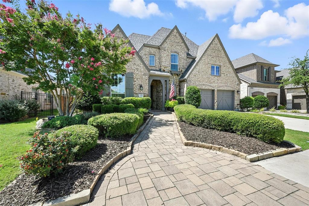 Stunning Highland Home Model in Prestigious Hollyhock! This beautifully upgraded home is ideally located directly across from the community park, clubhouse, and resort-style pool. With 5 spacious bedrooms, 6 bathrooms, a dedicated study, first-floor media room, and a 3-car garage, this home is the perfect blend of luxury and functionality. Inside, you’ll find two primary suites on the main floor, soaring ceilings, and rich wood flooring that flows seamlessly from front to back. The open-concept kitchen is a chef’s dream, featuring quartz countertops, a five-burner gas cooktop, a butler’s pantry with walk-in access between the dining room and kitchen, and a Sonos whole-home speaker system—all designed with entertaining in mind. The primary suite on the main floor is a retreat of its own, with bay windows offering serene backyard views, an oversized walk-in shower, soaking tub, dual vanities, and large walk-in closet. Upstairs, you'll find a private ensuite bedroom, two bedrooms with a Jack & Jill bath, a spacious game room with dry bar, built-in desks, and a cozy window seat—perfect for studying or relaxing.

Additional upgrades and features include:Plantation shutters throughout, New Minka WiFi-connected ceiling fans in every room, Built-in bookcases in the study, Stone fireplace with raised hearth, First-floor media room, Epoxy-coated garage floor with ChargePoint EV charger and custom cabinetry for sports & golf equipment. Roof replaced November 2024