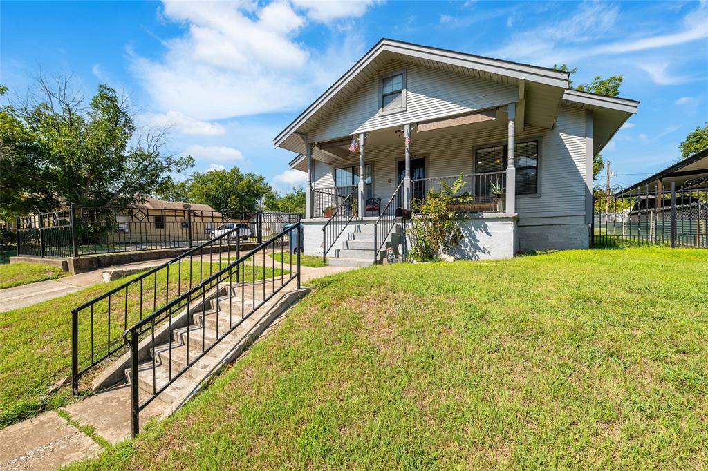 Welcome to 2313 Ross Avenue, a charming 3-bedroom, 1-bath home located in the heart of Fort Worth. Built in 1925, this residence offers the perfect combination of historic character and modern updates.

The inviting front porch sets the tone for this home, providing a welcoming space to relax and enjoy the neighborhood. Inside, you’ll find an updated interior featuring a comfortable layout with three well-sized bedrooms and one full bath. The home is equipped with central HVAC for year-round comfort, while the existing window units were never removed.

The spacious backyard is ideal for family gatherings, outdoor entertaining, or future landscaping projects. With its proximity to the Fort Worth Stockyards, this property offers walkable access to dining, shopping, and entertainment, making it an ideal option for those seeking both convenience and a vibrant lifestyle.

This move-in-ready home is ideal for first-time buyers or anyone seeking a well-maintained property in a prime location.