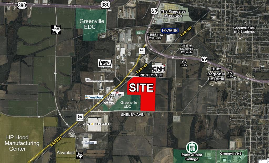 • Close proximity to S.H. 66 & U.S. 380

• Agriculturally-exempt and zoned 'AG'

• Railroad frontage

• Serviced by heavy-duty power, water and sewer utilities

• Located within an Opportunity Zone

• Ideal for an Industrial-type development