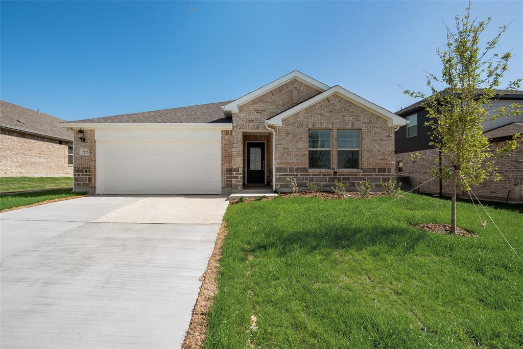 Welcome to this stunning, one-year-old Meritage home! Step inside to an open-concept layout filled with natural light, featuring 3 bedrooms, 2 full bathrooms, and 1 half bath.Located within the highly regarded Eagle Mountain-Saginaw ISD and zoned to Eagle Mountain Elementary, Wayside Middle School, and the newly built Eagle Mountain High School.Luxury vinyl plank flooring runs throughout the main living areas and kitchen. The beautifully designed kitchen features granite countertops, a large center island, built-in stainless steel gas range, exterior-vented hood, stainless steel refrigerator, dishwasher, and an oversized walk-in pantry.The spacious primary suite includes an en suite bathroom with dual quartz vanities, tiled walk-in shower, linen closet, French doors, and a massive walk-in closet.Additional features include a secondary living area perfect for a game room, office, or flex space; laundry room with shelving; Whirlpool washer and dryer; epoxied garage and driveway for a clean, polished finish; covered back patio; energy-efficient foam-encapsulated attic construction; and much more.Conveniently located with easy access to Fort Worth, Alliance Town Center, major shopping, dining, entertainment, and major highways.Landscaping service and quarterly pest control treatments are included.