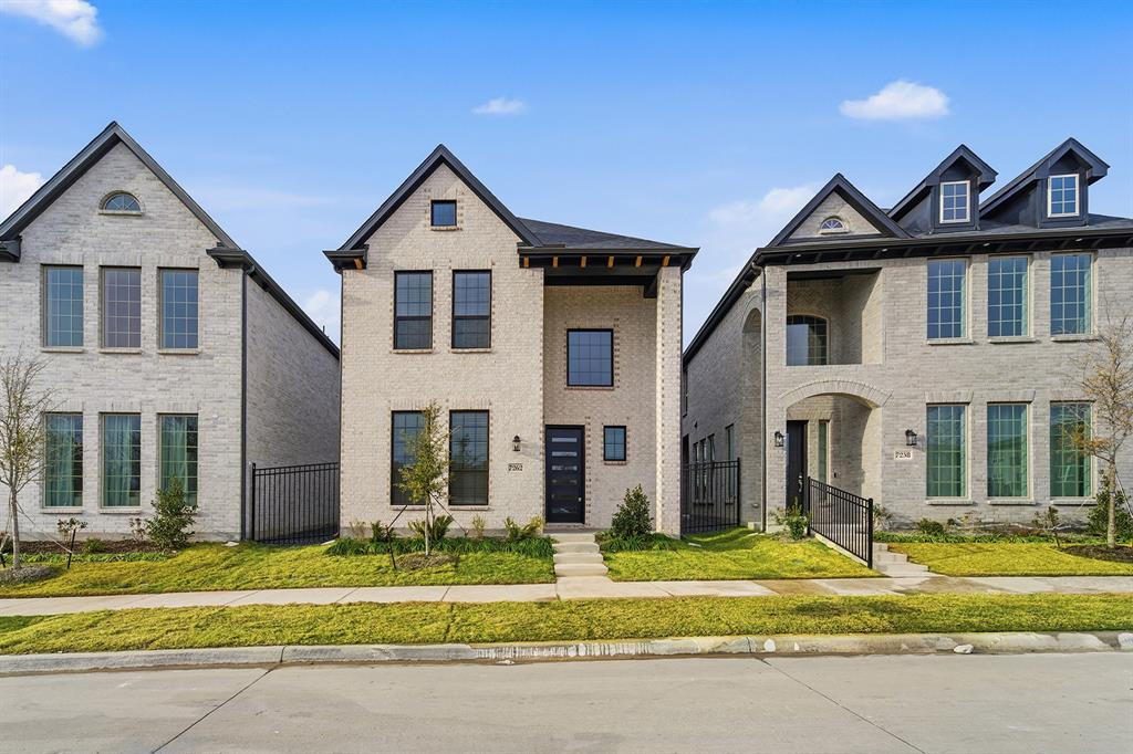 The Denali floor plan is a stunning two-story home that offers a spacious and open layout for comfortable living. This floor plan covers an area of 2299 sqft, providing plenty of room for a family to grow and entertain. The home features three bedrooms, each with a private bathroom, and a half bath on the main floor for guests. As you enter the home, you are greeted with an inviting foyer that leads to a large and airy great room. The great room offers an abundance of natural light and is open to the kitchen and dining area, making it the perfect space for family gatherings and entertaining. The kitchen boasts an oversized island with seating, perfect for casual meals or additional prep space when cooking. The kitchen also features a walk-in pantry and ample cabinet space for all your storage needs. The Denali floor plan includes a convenient mudroom located off the rear entry garage, offering a dedicated space for shoes, coats, and backpacks. Additionally, the home includes a covered patio, providing a relaxing outdoor space to enjoy the beautiful weather. Upstairs, you'll find the primary suite with a spacious bedroom, walk-in closet, and a luxurious ensuite bathroom featuring a dual sink vanity, soaking tub, and separate shower. The two additional bedrooms each have their own private bathroom, ensuring privacy and comfort for all. Overall, the Denali floor plan offers a modern and functional design, perfect for those looking for a spacious and comfortable home with plenty of room to entertain and relax.