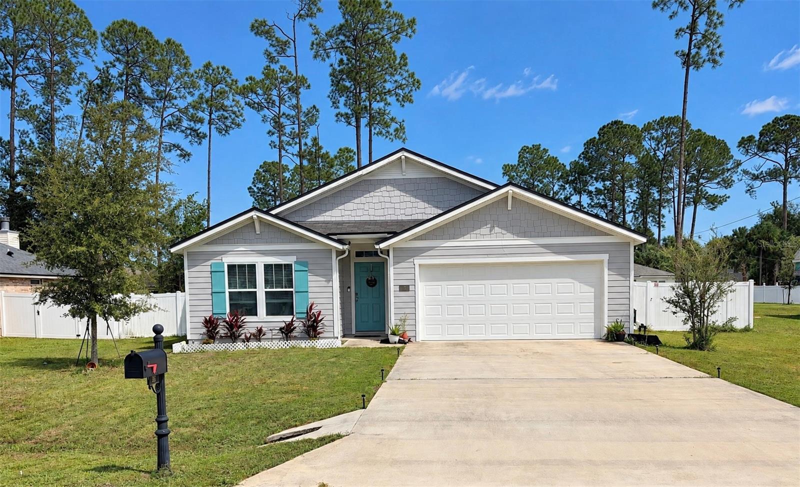 Virtually Staged. Move-In Ready in Beautiful Palm Coast, Florida!Welcome home to this beautiful 2021-built property featuring 4 bedrooms and 2 bathrooms, offering modern living, smart home convenience, and plenty of room to feel right at home!This home features a new roof, A/C, and all appliances from 2021, making it a wonderful opportunity for buyers looking for a newer, move-in-ready property.The spacious primary bedroom is a standout feature, offering an oversized layout, a large walk-in closet, and a private en-suite bathroom with a dual-sink vanity and shower.Enjoy added convenience and peace of mind with smart home features, including a Ring doorbell and keyless smart entry.Located in Palm Coast near Florida’s scenic Northeast Coast, this home offers access to the area’s beautiful natural surroundings, outdoor recreation, parks, and coastal lifestyle. You’ll also enjoy convenient access to shopping, dining, and everyday essentials.Whether you’re purchasing your first home or looking for more space, this property offers comfort, convenience, and modern features in a desirable Florida location.Don’t miss your opportunity to make this Palm Coast property your own! Schedule your private showing today.