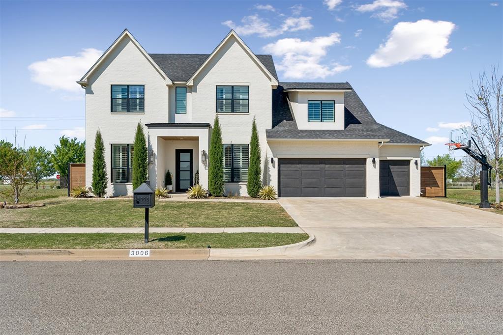 Exceptional west Norman luxury home with an amazing floorplan and gorgeous views of the stunning Oklahoma sunsets! This 4 year old home built by Swan Hollow Homes is a show stopper. It has a flexible floorplan. It could be a 6 bedroom (3) downstairs or a 5 bedroom with an office on the first floor. The home features soaring ceilings with a breath taking floor to ceiling stone fireplace. The kitchen is a chef's dream. Top of the line appliances an overside island with plenty of seating. Large living space and dining area all over looking the wall of windows allowing in so much natural light. The butlers pantry/pantry has so much storage you will be in aww. The primary bedroom is a generous size as well as the primary bathroom with double vanities and large shower and inviting tub. The secondary bedrooms have great space and walk-in closets. There is a flex room upstairs that can be a media room/bonus room and or a work out area. Oversized covered patio with a built in firepit and beautifully landscaped.  This is a great spot to entertain, enjoy your morning coffee and experience the stunning sunset. This over looks the open pastures with beautiful horses. There will be nothing built behind this property as there is a water feature for the neighborhood directly behind the home. You have the best neighbors of all some beautiful horse farms as far as the eye can see. You do not want to miss this one!