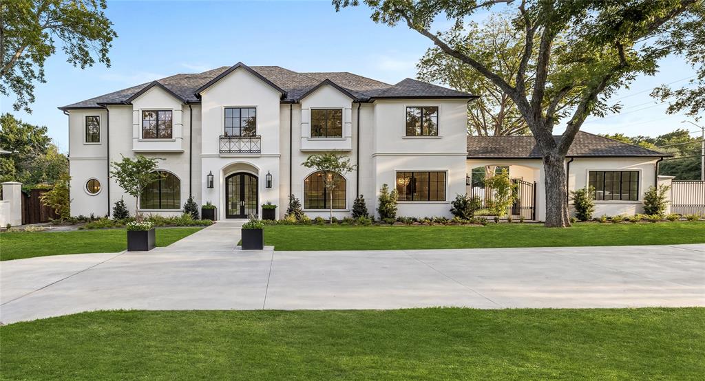 Transitional French designed & built by LUX Custom Homes TX. This Modern Chateau is located in the prestigious Bowling Greenwood Estates sub-development, in the greater Preston Hollow Estates of North Dallas. 

Timeless beauty with functional elegance at its finest.  Honed marble flooring, counters, mantle's & natural hardwoods combined with top shelf amenities, appliances, fixtures, and technology don't begin to describe the inner peace and wellness you feel when you step into this masterpiece.