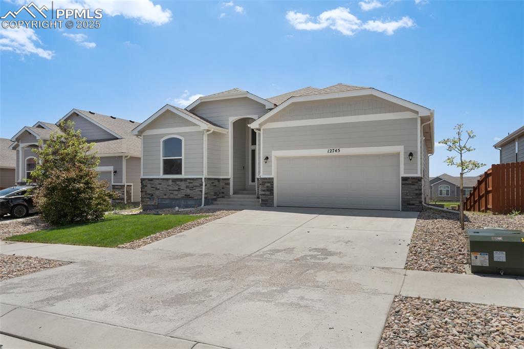 Step into this stunning, move-in ready Wyndham ranch-style home in the heart of Meridian Ranch, offering over 3,300 sq ft of beautifully designed living space! With 5 spacious bedrooms and 4 full baths, there’s room for everyone to spread out in comfort and style. The gourmet kitchen is a true showstopper, featuring gleaming granite counters, stainless steel appliances, a large center island, and 42” upper cabinets with elegant crown molding—perfect for both everyday living and entertaining. Vaulted ceilings, rich hardwood floors, and abundant natural light create an open, airy feel throughout the main level. The luxurious primary suite is a peaceful retreat with a five-piece bath and an optional fireplace to cozy up to. Downstairs, the finished basement impresses with three additional bedrooms, a sprawling rec room, and plenty of space to relax or play. Don’t miss your chance to make this beautifully upgraded home yours—it’s everything you’ve been waiting for!