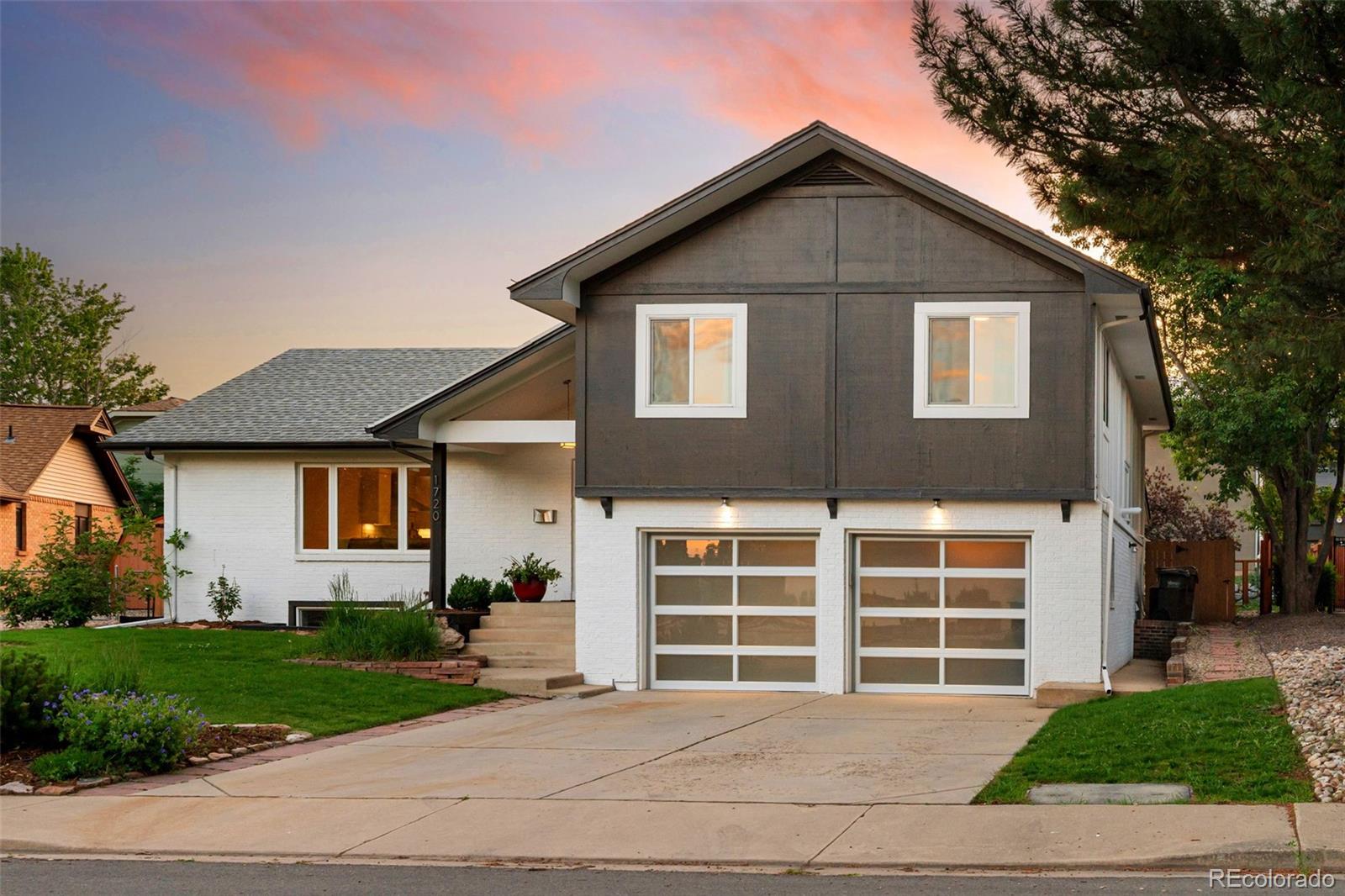 Stunning Fully Renovated Home in North Boulder's Coveted Growing Gardens Neighborhood | 4 Bed | 4 BathWelcome to 1720 Grape Ave, a beautifully reimagined North Boulder gem where modern design meets the warmth and community spirit of the beloved Growing Gardens neighborhood. Just one mile from Pearl Street and surrounded by mature trees and quiet streets, this 4-bedroom, 4-bathroom home has been thoughtfully upgraded from top to bottom.Step inside to an inviting entryway that sets the tone with soaring vaulted ceilings, designer finishes, and wide-plank hardwood floors flowing throughout the open main level, bathed in natural light from oversized picture windows and dramatic clerestory glass.The chef's kitchen is the showstopper, featuring a massive quartz island with seating for five, rich espresso cabinetry, crisp white upper cabinets with glass fronts, designer tile backsplash, stainless professional range with hood, and premium stainless appliances. Under-cabinet lighting and a garden-view sink window complete this entertainer's dream.The open-concept living and dining areas are equally impressive, with vaulted ceilings, abundant natural light, and a seamless flow to the outdoor patio through sliding glass doors, perfect for Colorado indoor-outdoor living. A cozy den with fireplace offers the ideal flex space for a home office, reading room, or guest retreat.Energy-conscious buyers will appreciate the owned solar panels, providing sustainable living and long-term savings in one of Boulder's most beloved neighborhoods.Outside, enjoy a private patio, lush lawn, and the serene beauty of a North Boulder address. Just minutes from iconic Ideal Market, North Boulder's beloved neighborhood grocer or stroll to Growing Gardens' 11 acres of farmland with breathtaking Flatiron views just steps away. Minutes from Foothills trails and Pearl Street's world-class dining and culture, this location truly has it all. This is North Boulder living at its absolute finest.