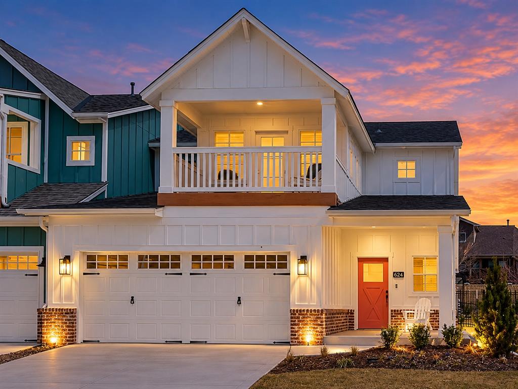 NEW LISTING in Bungalow Heights! Coastal-inspired style meets effortless living at 624 Harbor Town Drive in Edmond. Built in 2024 by McCaleb Homes, this striking Wrightsville townhome offers 3 bedrooms, 3 full baths, 1,629 square feet, and a 2-car garage, all wrapped in a thoughtfully designed one-and-a-half-story floor plan. Inside, you’ll find inviting living spaces with a pocket office, built-in dining bench, and flexible layout, while the charming upper balcony gives the home its distinctive coastal character. The corner-lot setting adds another nice touch. The lifestyle is every bit as appealing as the home. Bungalow Heightsis a gated, lock-and-leave community featuring a clubhouse, fitness center, resort-style pool, outdoor entertaining areas, and a lake with walking trails. Yard maintenance is included as part of the community lifestyle, giving you more time to enjoy the things you actually bought the house for.  Modern, low-maintenance living in one of Edmond’s most distinctive communities. More details and photos coming soon.
