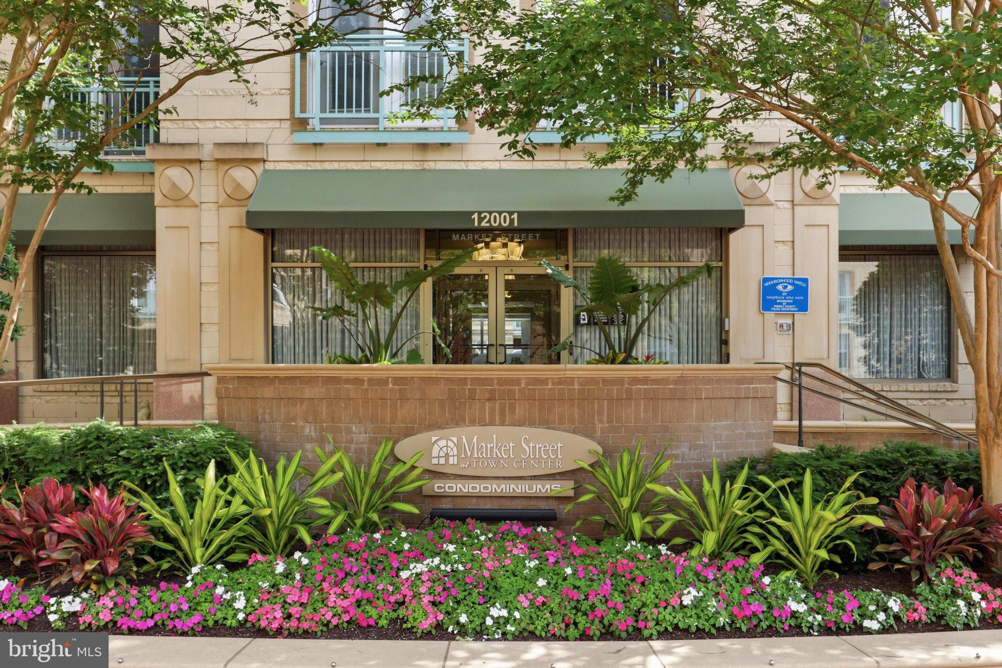 Meticulously Maintained 1BR/1BA Condo in the Heart of Reston Town Center Shops & Restaurants  Enjoy the ultimate walkable lifestyle at Market Street at Town Center! Situated just steps away from the vibrant Reston Town Center shops and restaurants, this beautiful, move-in-ready 1-bedroom, 1-bathroom condo is meticulously maintained and loaded with premium practical upgrades. Step inside to find quality hardwood floors throughout, fresh neutral paint, and custom wood blinds on every window. The open layout invites plenty of natural light, opening up to a charming Juliette balcony. The functional galley kitchen features brand-new stainless steel appliances.Storage and daily chores are a breeze with a spacious bedroom featuring custom closet organizers and a dedicated laundry closet equipped with a full-size washer and dryer in the unit.This unit offers fantastic daily accessibility, situated close to the building’s elevator and lobby, with an included garage parking space. Enjoy an array of excellent on-site community amenities in a secure building with a concierge, welcoming clubhouse, fitness center, outdoor pool, and media room. Step right out your front door to premium dining, boutique shopping, and seasonal entertainment, with the W&OD Trail just moments away. Commuting is seamless with easy access to the Silver Line Metro, Metro Bus, and Dulles Airport. Don't miss the chance to make this complete package yours!