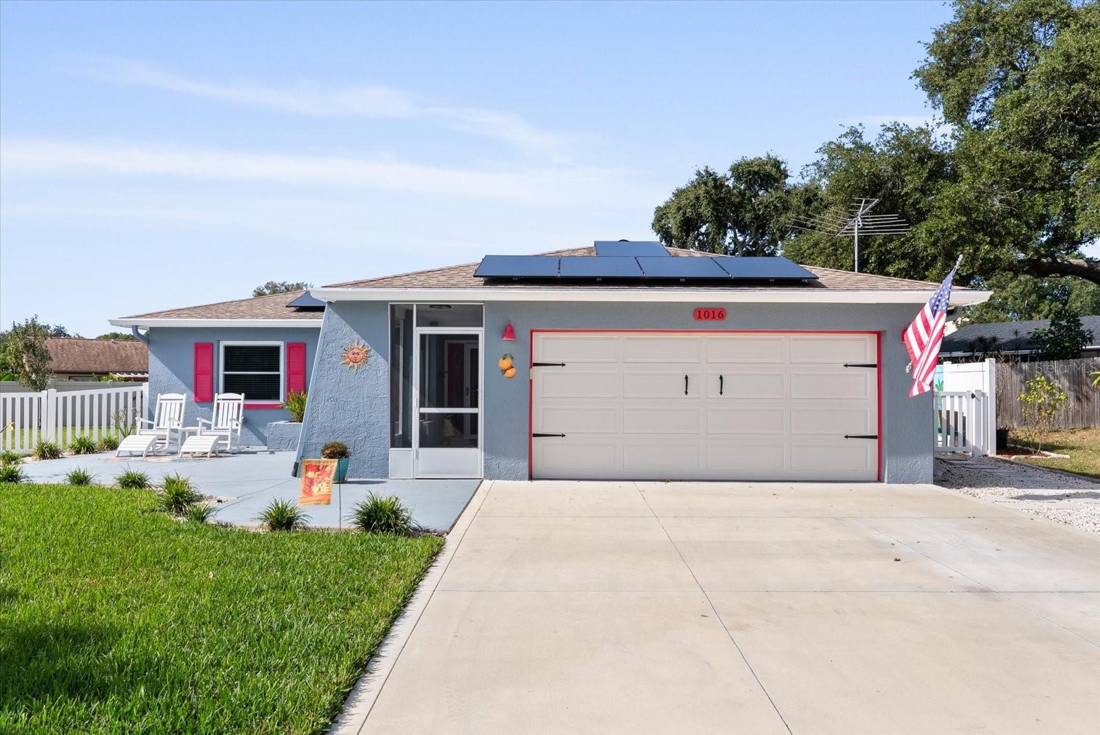 Just when you thought the home you’ve been waiting for would never appear… great news — it’s here, and it will prove to have been worth the wait.
Perfectly situated on a quiet cul-de-sac in wonderful Dunedin, FL, this beautifully renovated POOL home truly has it all — and then some.

Nearly everything has been updated or replaced with no expense spared and every improvement done thoughtfully, thoroughly, and with exceptional quality. The expanded driveway welcomes you home, and the charming front porch offers the perfect spot for your morning coffee. The screened entry lets you enjoy fresh Florida breezes year-round.

Step inside and prepare to fall in love — this home will have you at hello. The open floor plan is anchored by a STUNNING, completely remodeled kitchen featuring all-new everything: custom cabinets, a huge center island, gorgeous quartz counters, upgraded lighting, premium fixtures, and so much more. It truly looks like a designer showroom. Don’t miss the beautifully finished interior laundry closet conveniently located just off the kitchen — no garage laundry here!

The living and dining areas flow effortlessly and are filled with natural light. The primary suite offers a walk-in closet and French doors that open to a private backyard paradise. The ensuite bathroom features a spacious walk-in shower with beautiful shower doors, a double-sink vanity, and a private water closet. The front bedroom is bright and inviting, and the second full bathroom has also been completely remodeled.

Additional living space awaits through another set of French doors — a fully air-conditioned sunroom with tinted windows for extra comfort, all overlooking the tropical backyard and sparkling pool.

Step outside to your showstopper saltwater pool and spa, surrounded by new pavers, screened lanai, lush landscaping, and charming artistic touches on the fence. This private, fully fenced yard truly feels like a tropical resort. There’s even plenty of room to store your kayaks, paddleboards, and other Florida “toys.”

This home has been lovingly transformed inside and out. Improvements include (2023–2025):
• New extended driveway & patio
• New electrical panel
• New AC system
• All new plumbing
• Vinyl plank flooring throughout
• Attic fan with new insulation
• Complete backyard redesign with new saltwater pool, spa, lanai, and pavers
• Screened front entry
• New landscaping, irrigation, and tropical trees
• Custom kitchen & baths
…and so much more. Be sure to ask for the full list of upgrades!

What are you waiting for?
This is Dunedin living at its finest — a “better-than-new,” move-in-ready home that checks every box. Start packing… this just might be the easiest (and happiest!) move you ever make.