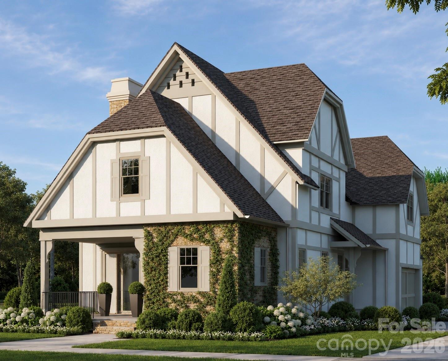 Welcome to Mecklenburg Park, in the heart of Midwood. Just steps from the Charlotte Country Club, 2338 Mecklenburg is the final opportunity in this distinctive development.Ben Collins of the Salins Group crafts each residence with classic exterior architecture and modern interiors designed for "right-sized" living—and there's still time to make this one your own. Working closely with buyers, the Salins Group tailors the high-end finishes and refines the layout so the home fits the way you live.At the heart of the home, a spacious great room brings together the cook's kitchen, the dining area, and the family room. A guest suite rounds out the main floor. Upstairs, a generous landing offers flexible space, along with the primary and three bedrooms, each featuring walk-in closets and en-suite baths.