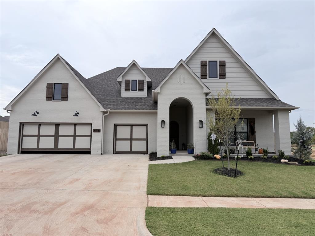 Beautiful Home right next to the clubhouse, pool, and park.  This COLT floor plan from Landmark Fine Homes was built in February 2026. 4 bedrooms and 3 full bathrooms and a Theater room.   Upgrades that have been done after purchase....Blinds on all windows.  2 ceiling mounted heaters on the back porch wired to the switch inside for ease.  A Resin shed on a concrete pad for extra storage in back yard.  Pea gravel alongside both sides of the house, so no areas where grass wont grow and it just gets muddy.   Theater Room has built in Murphy bed with cabinets allowing the room to double as a entertainment room and guest room when needed.  Shelves and bike hangers in garage.